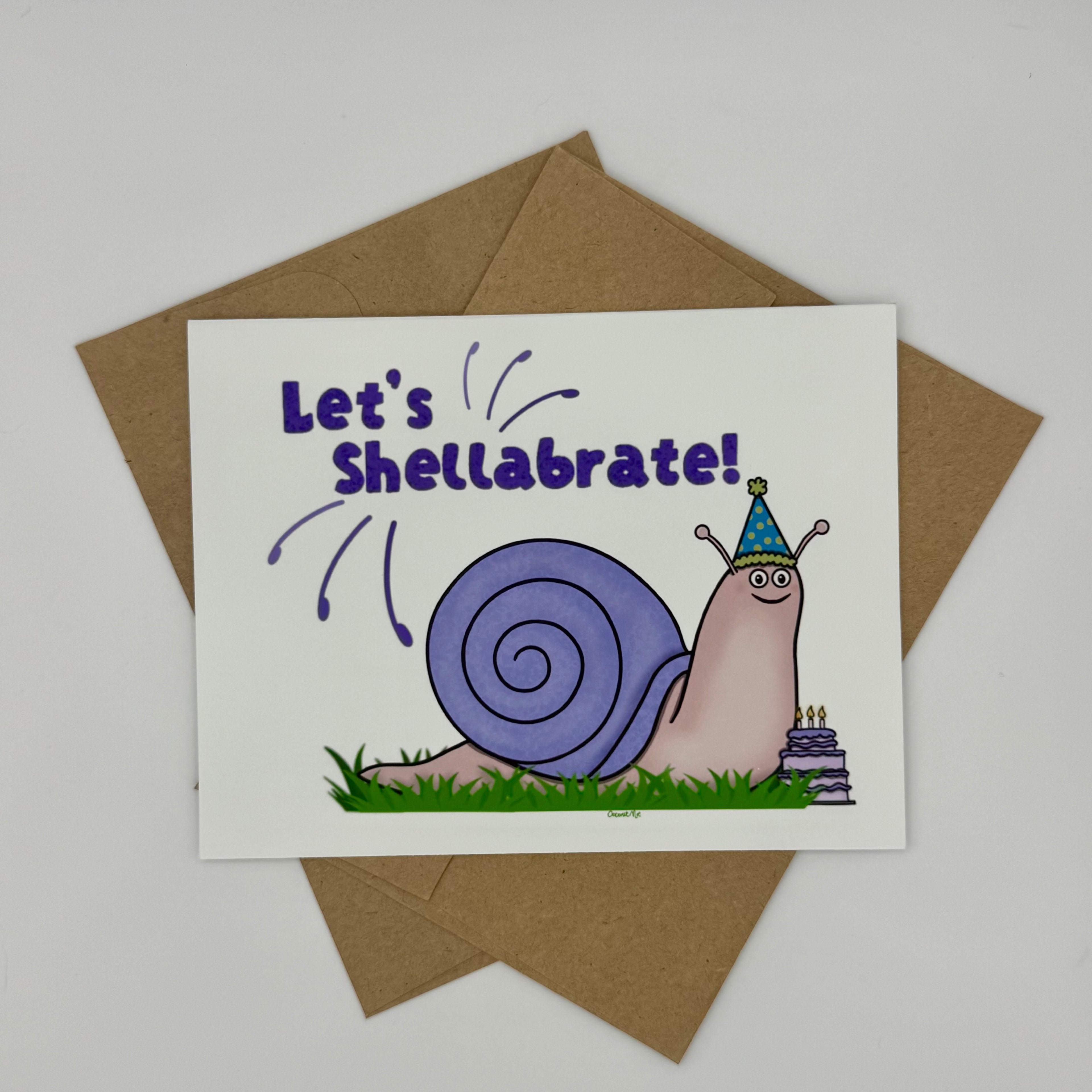 Snail Birthday Card