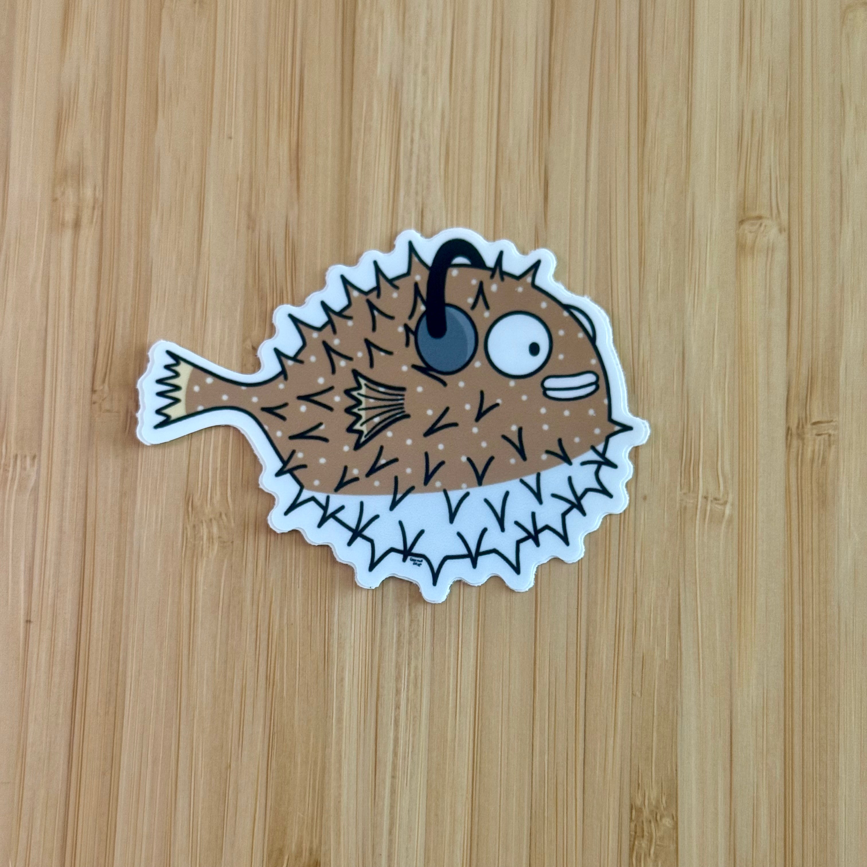 Jammin Blowfish Sticker