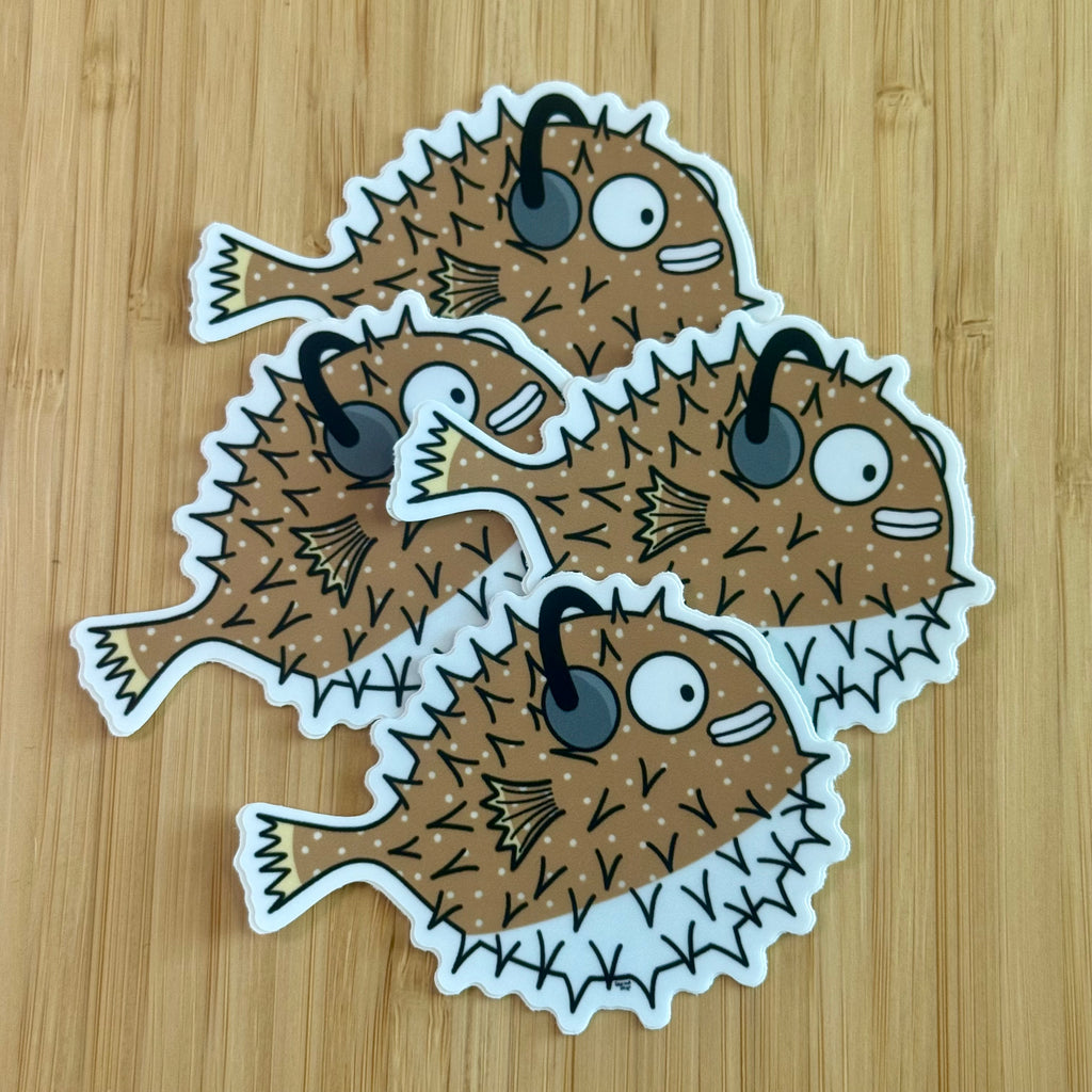 Jammin Blowfish Sticker