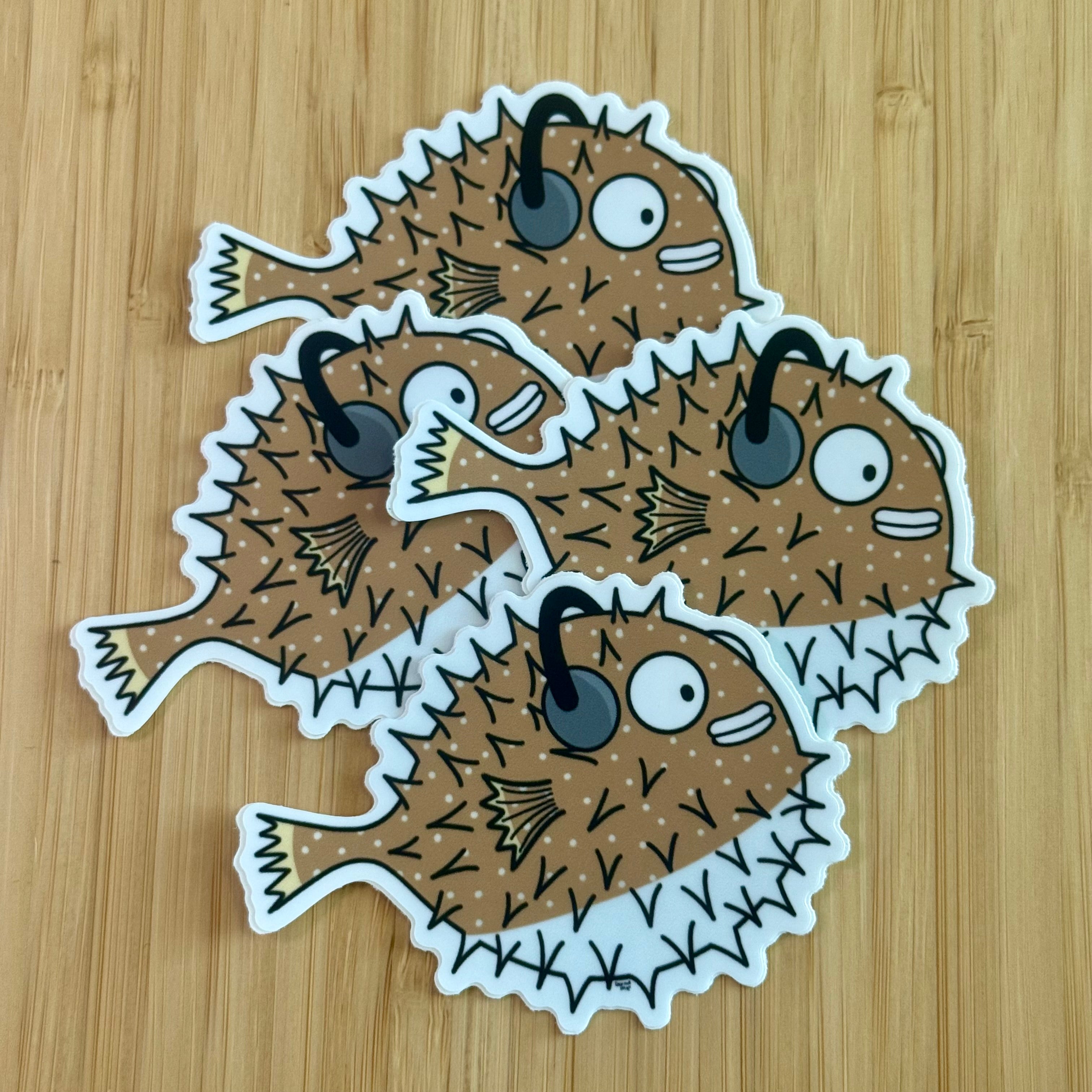 Jammin Blowfish Sticker
