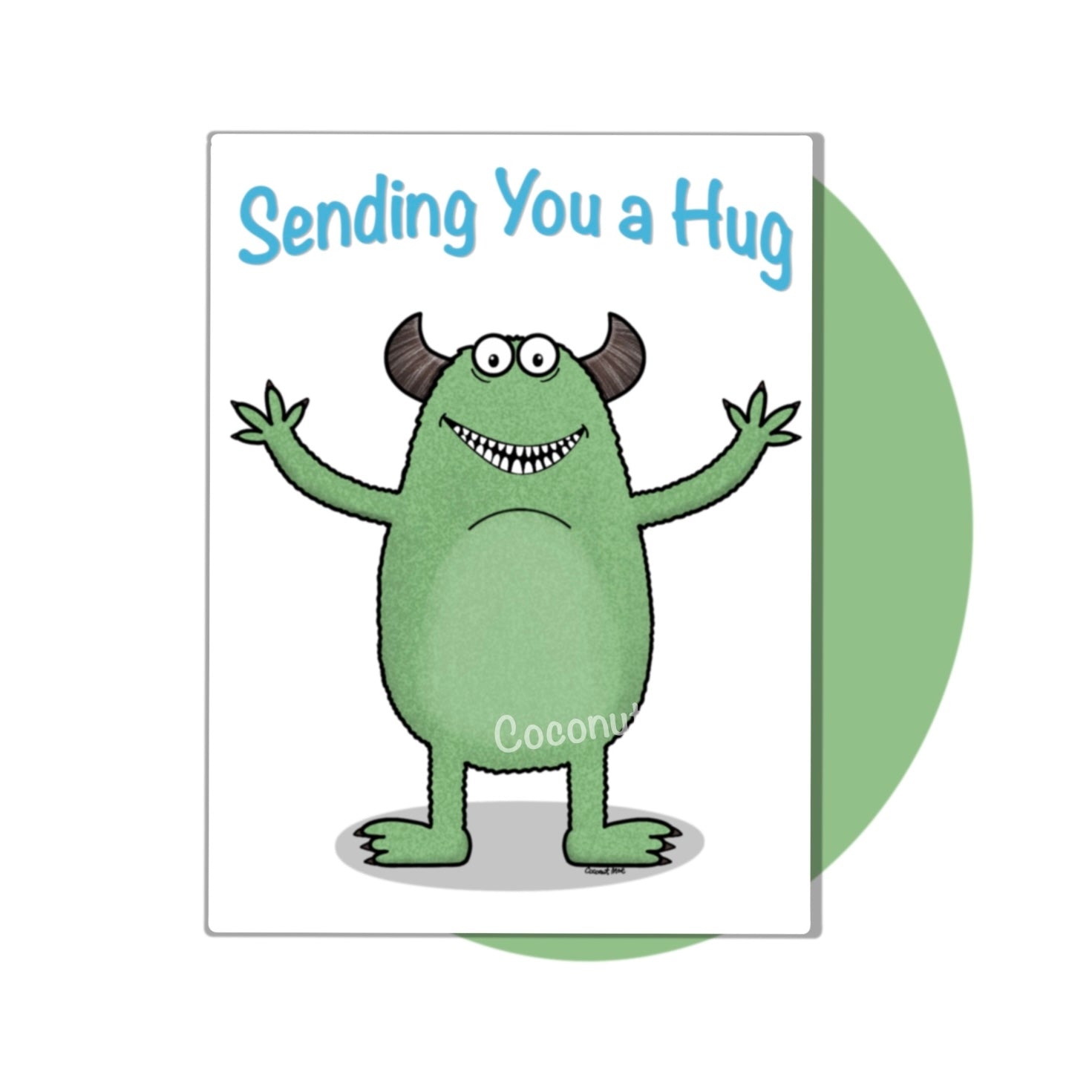 Hug Monster Card