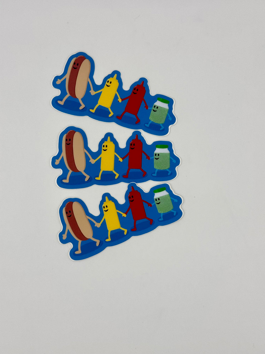 Hot Dogs and Friends Sticker