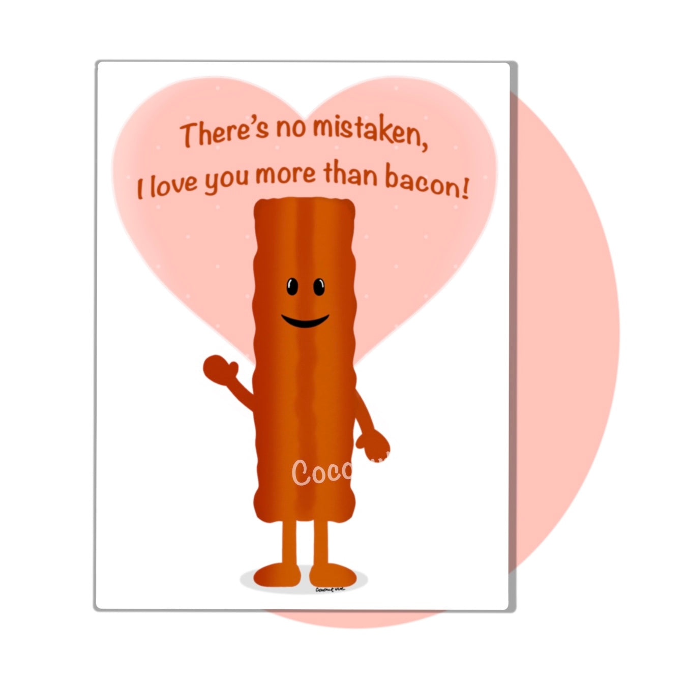 Bacon Love Card