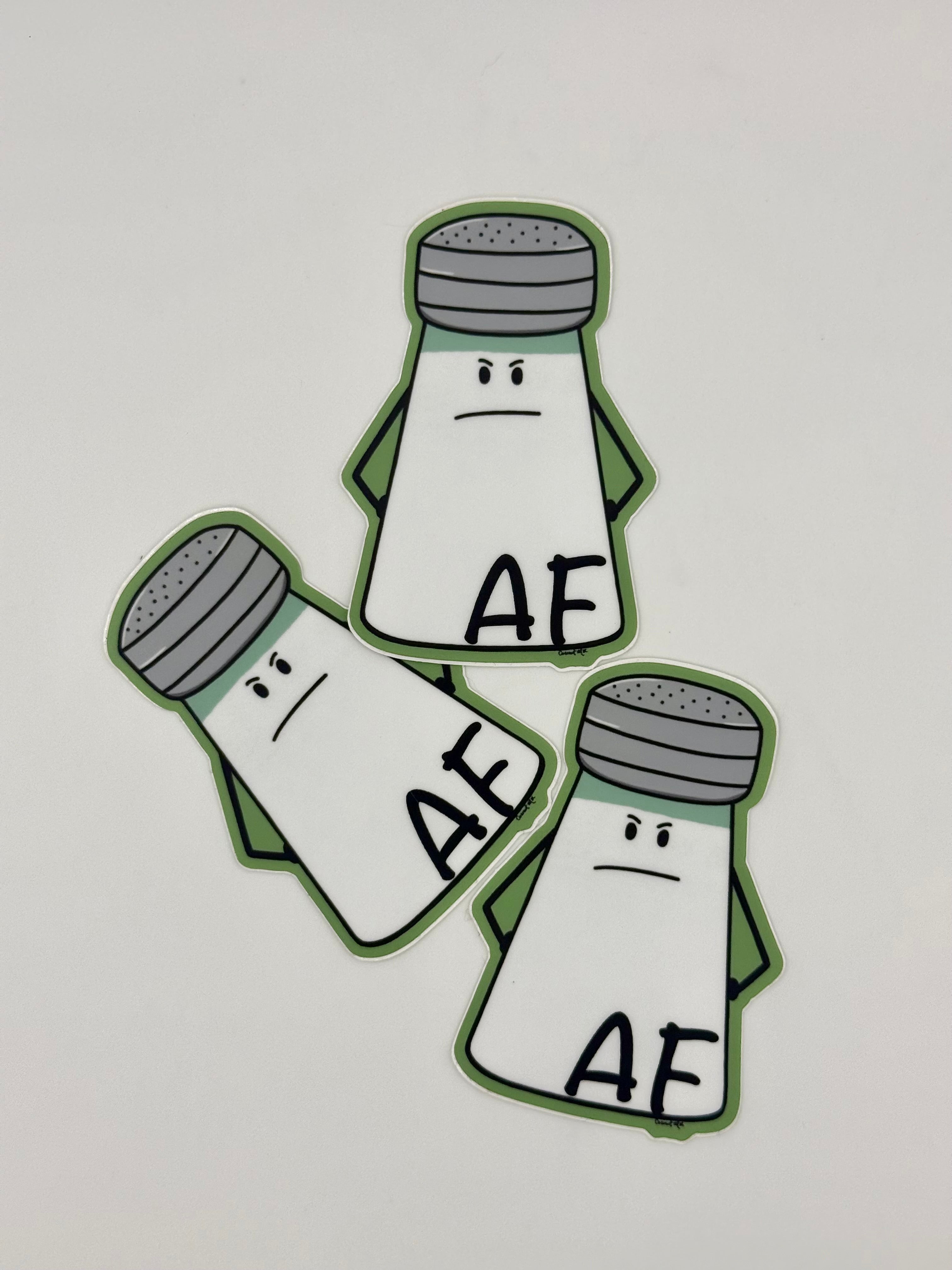 Salty AF Sticker
