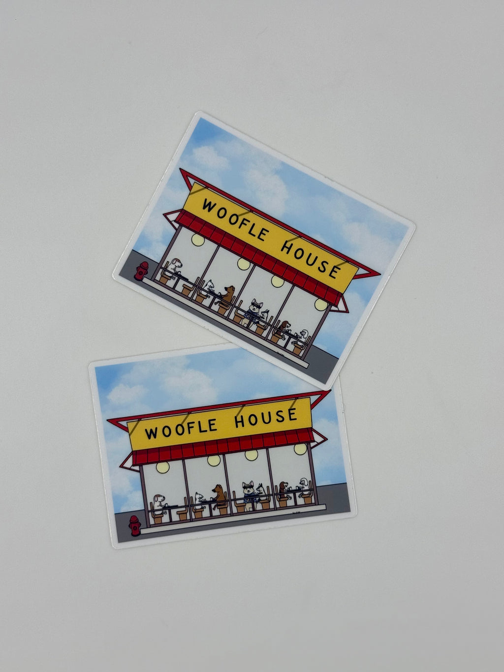 Woofle House Sticker
