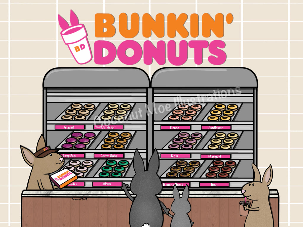 Mini Matted Bunkins Print