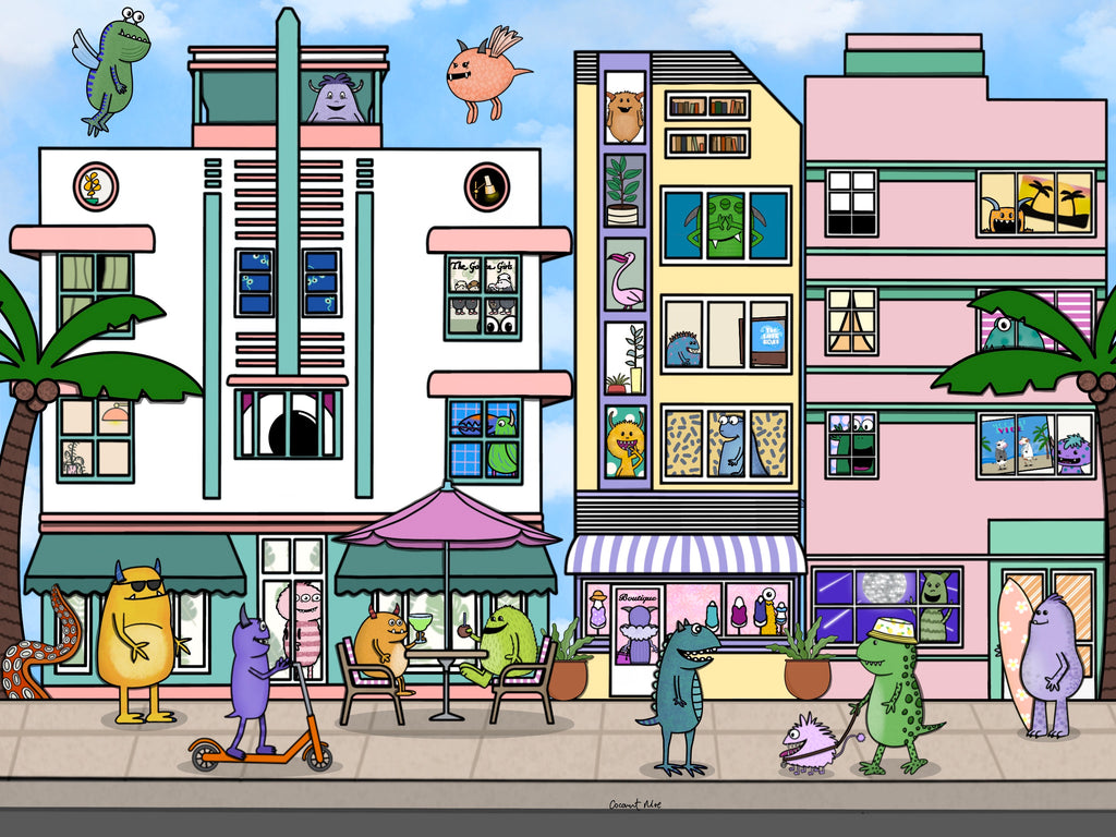Monster Cities Prints