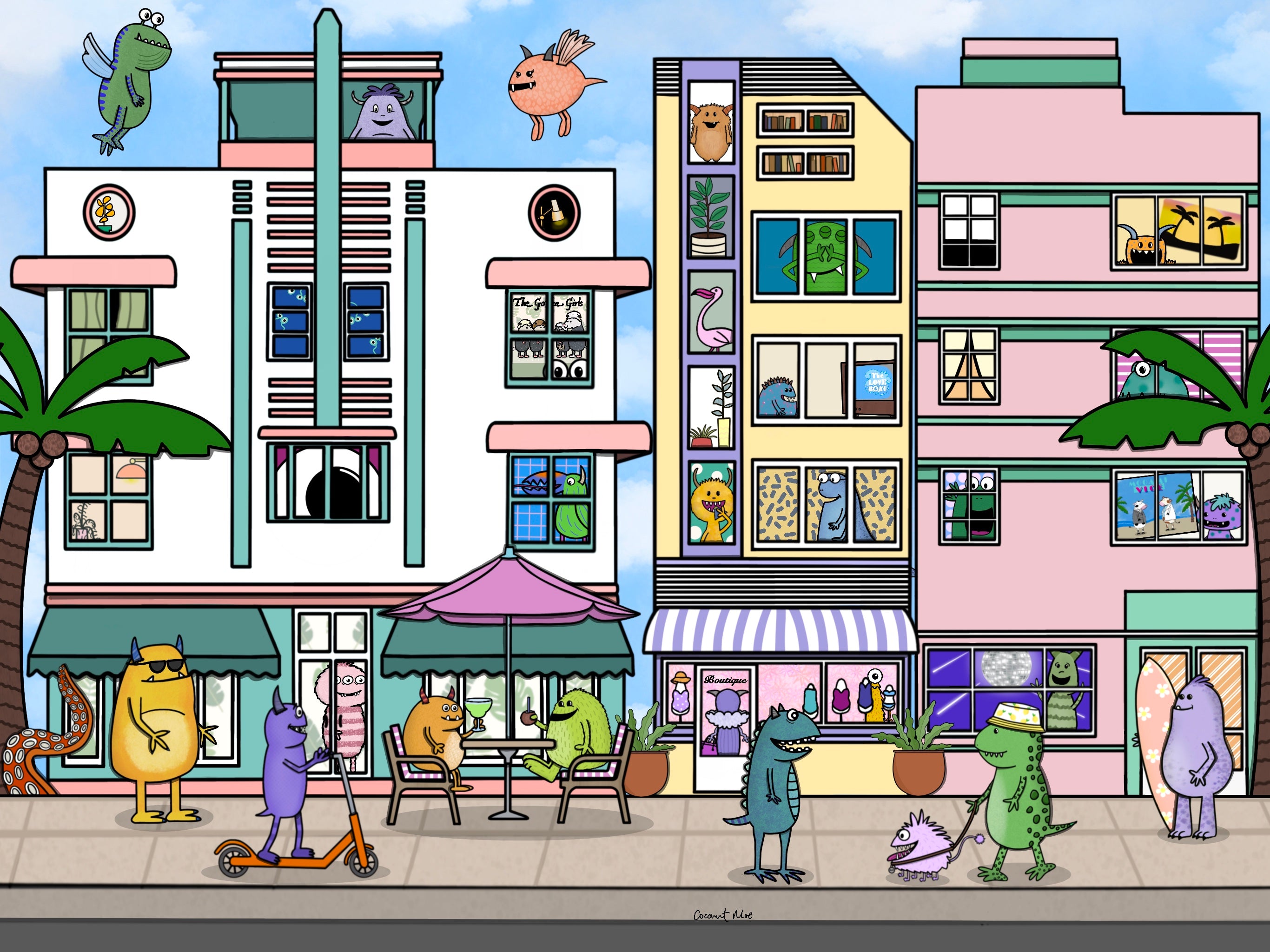 Monster Cities Prints