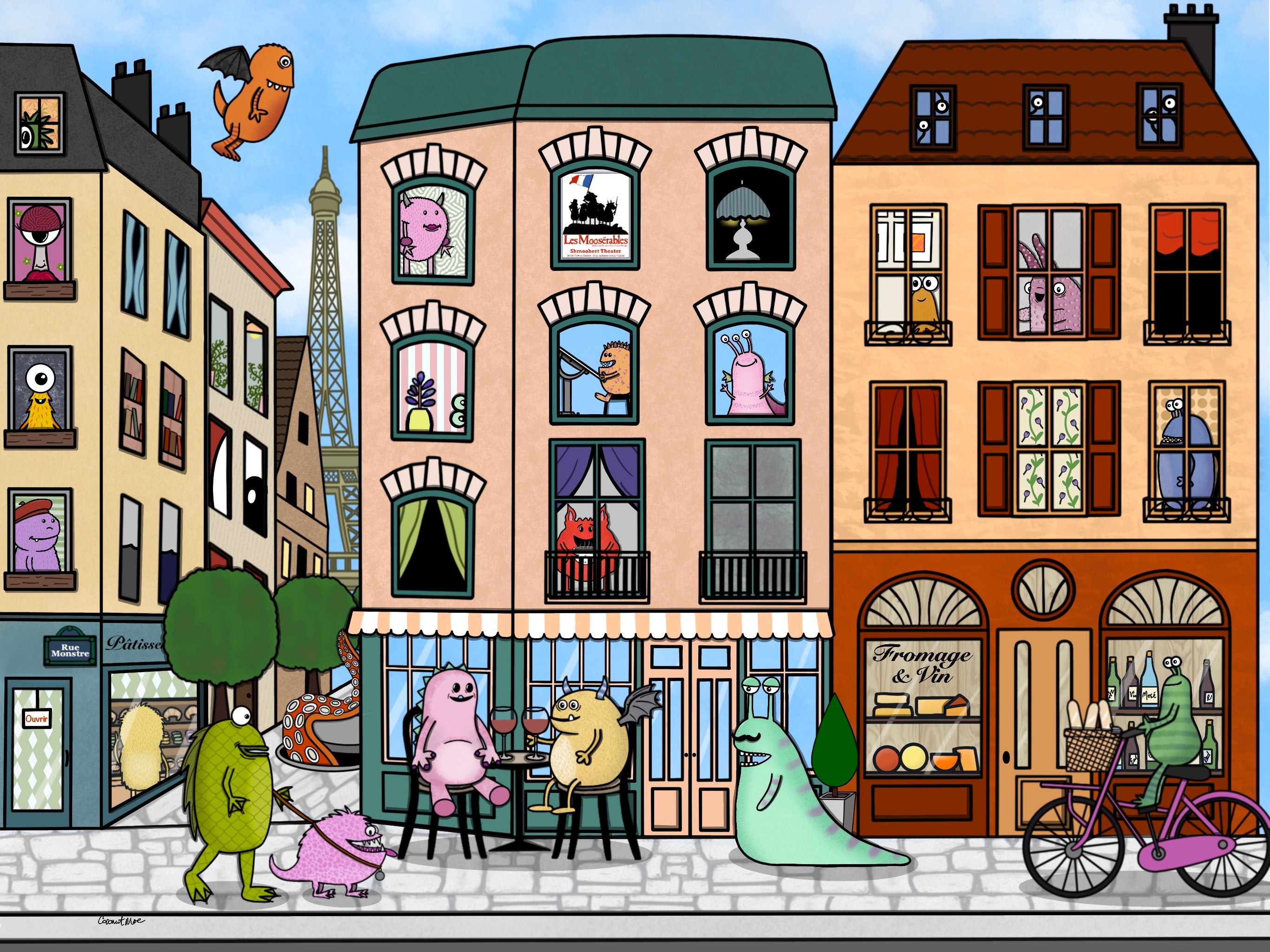 Monster Cities Prints