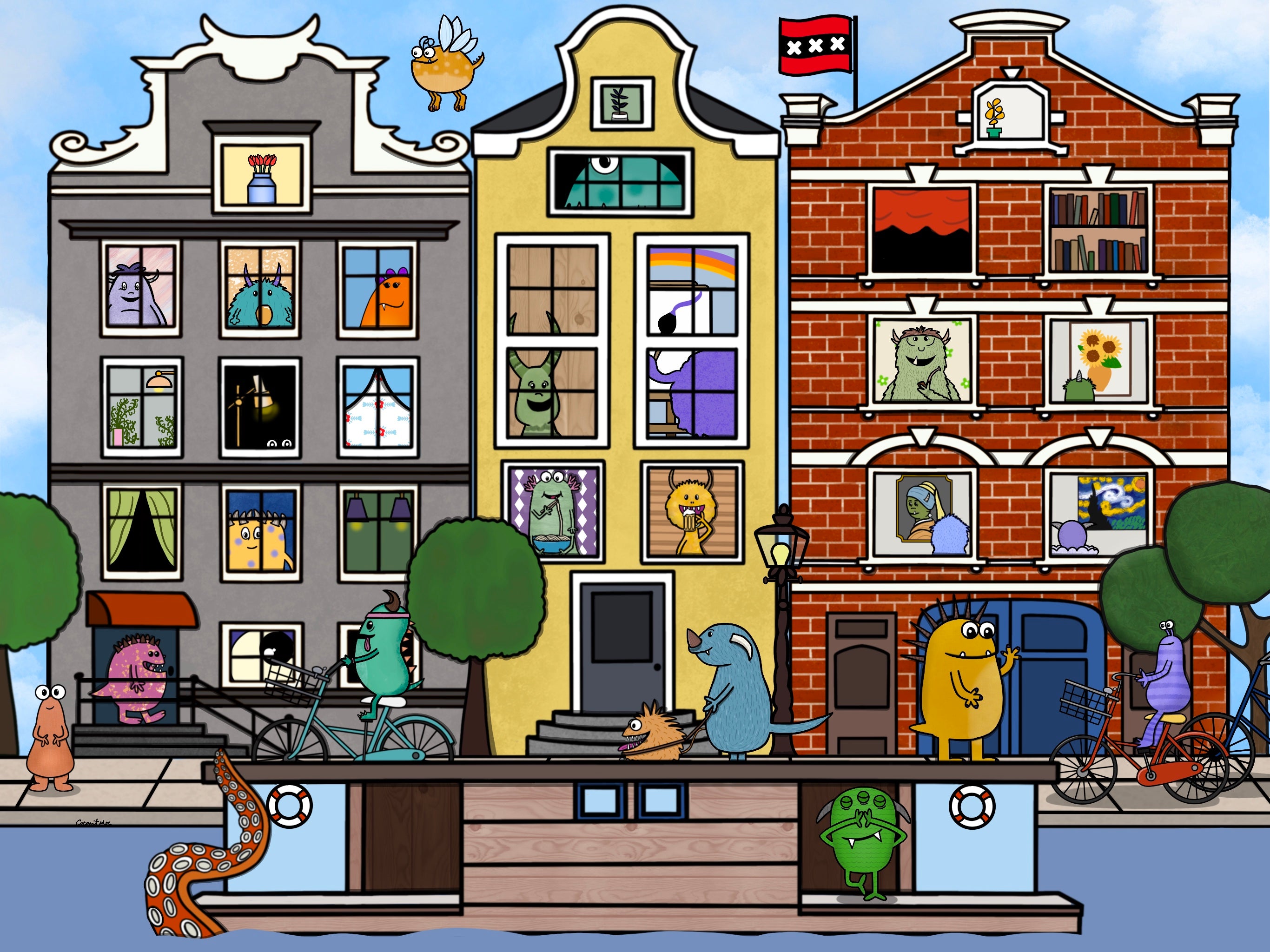 Monster Cities Prints