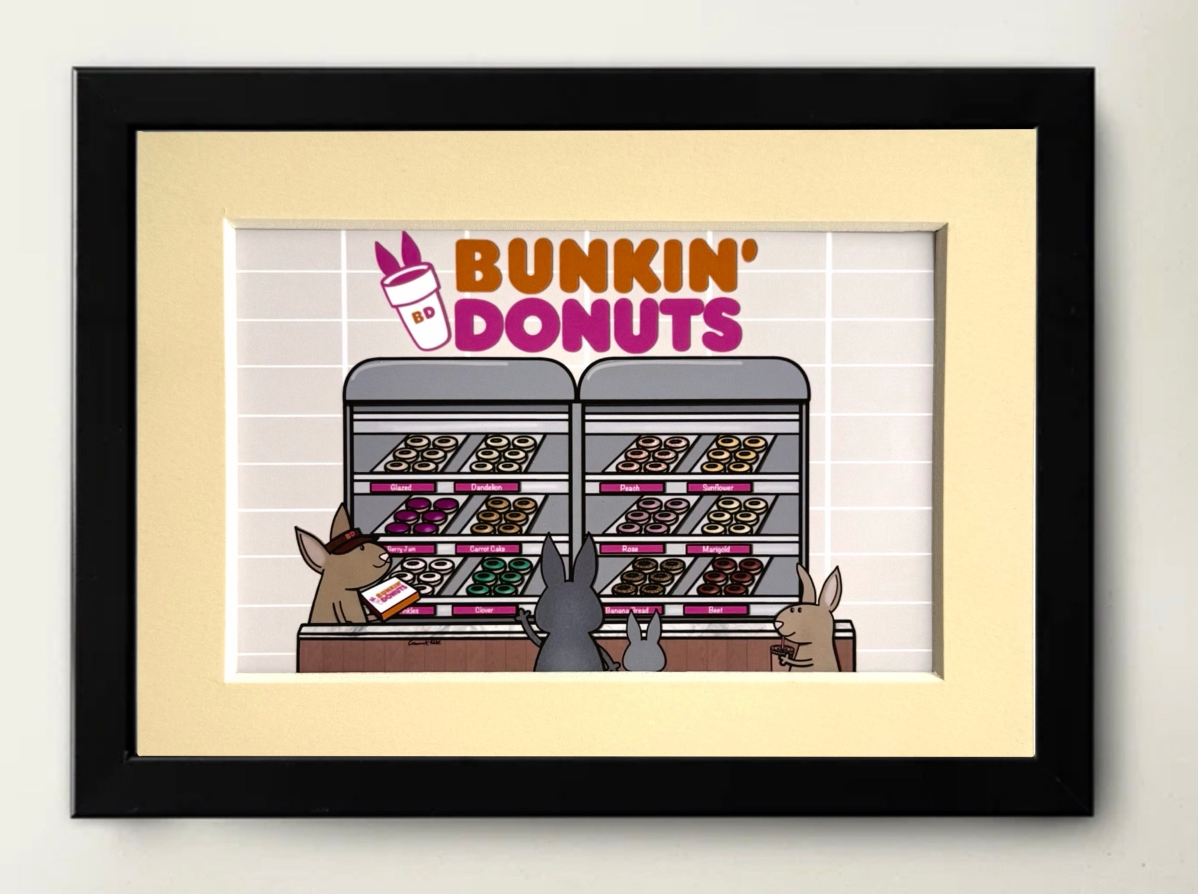 Mini Matted Bunkins Print