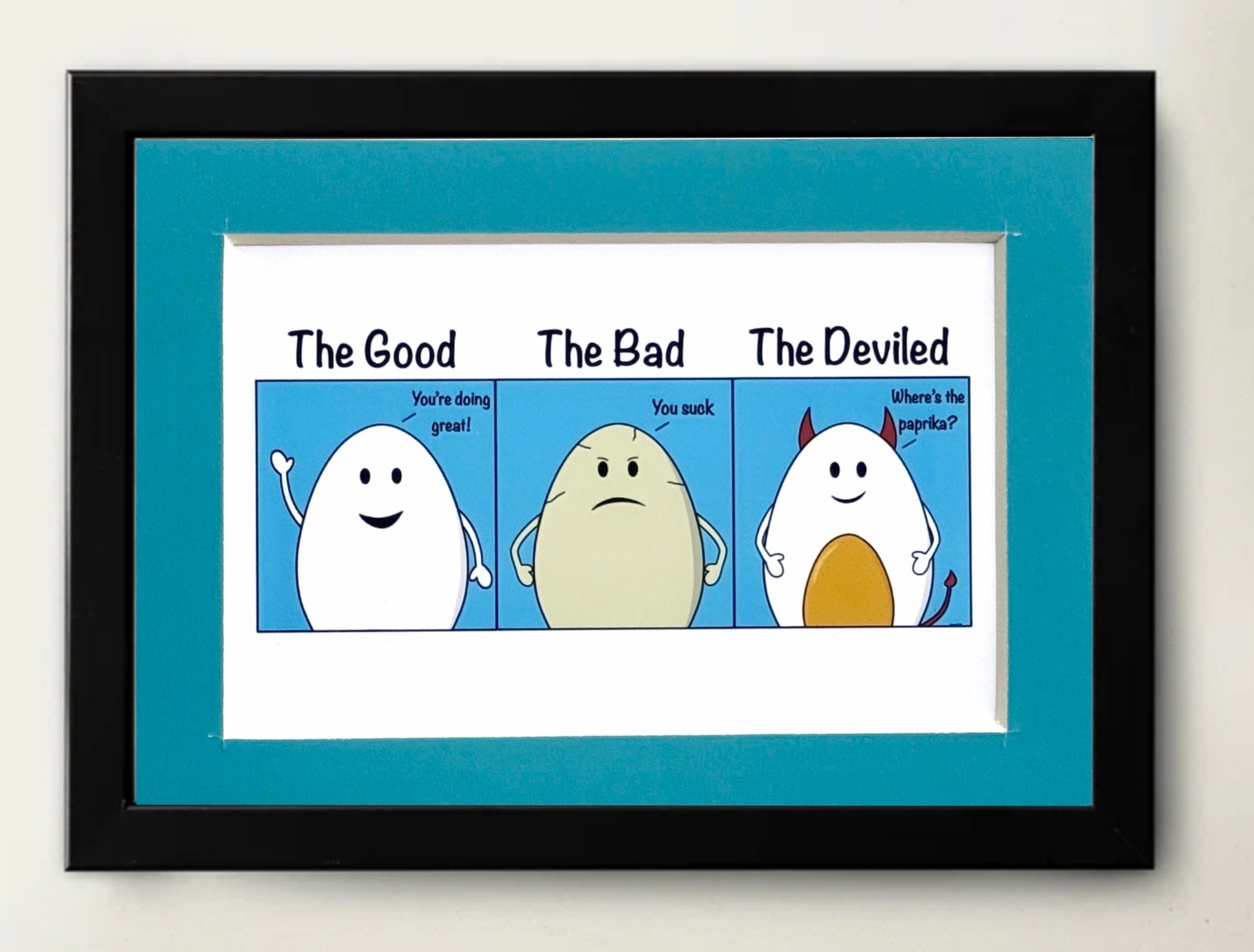Mini Matted Eggs Print