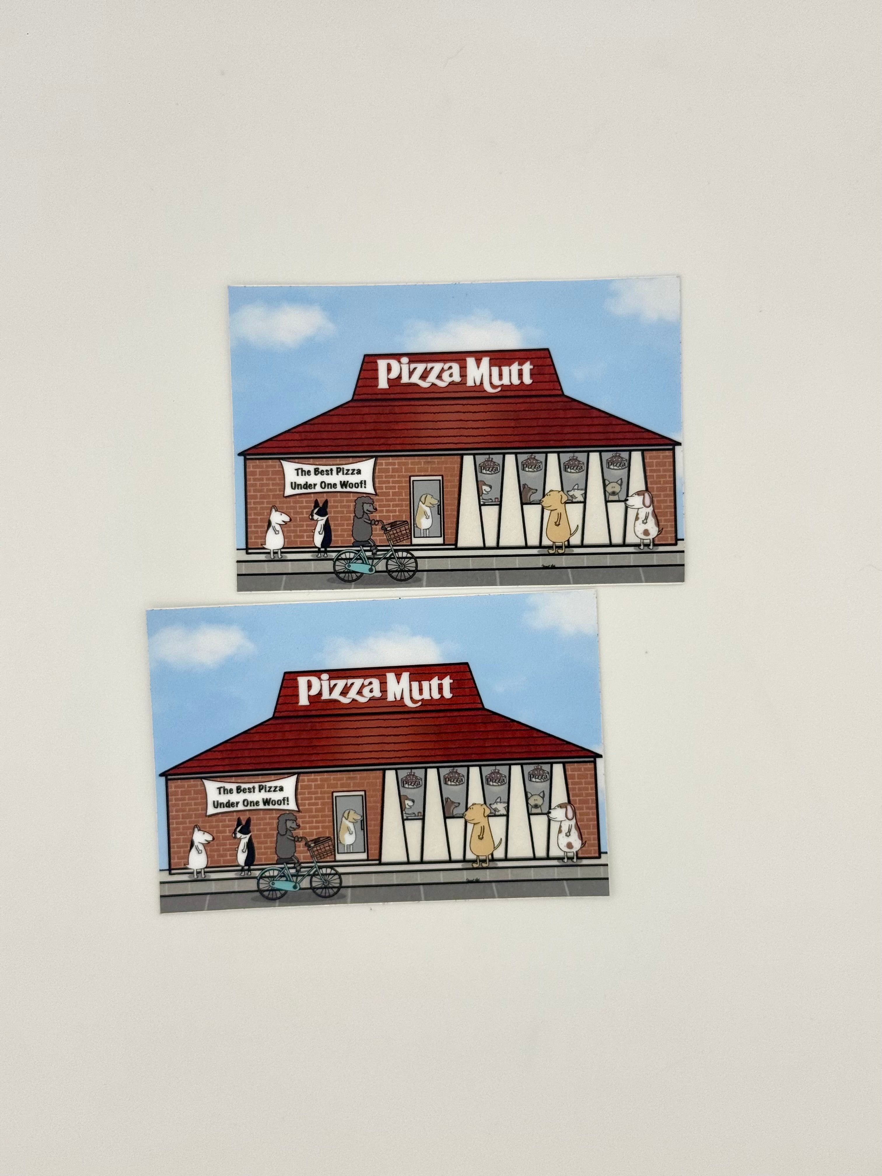 Pizza Mutt Sticker