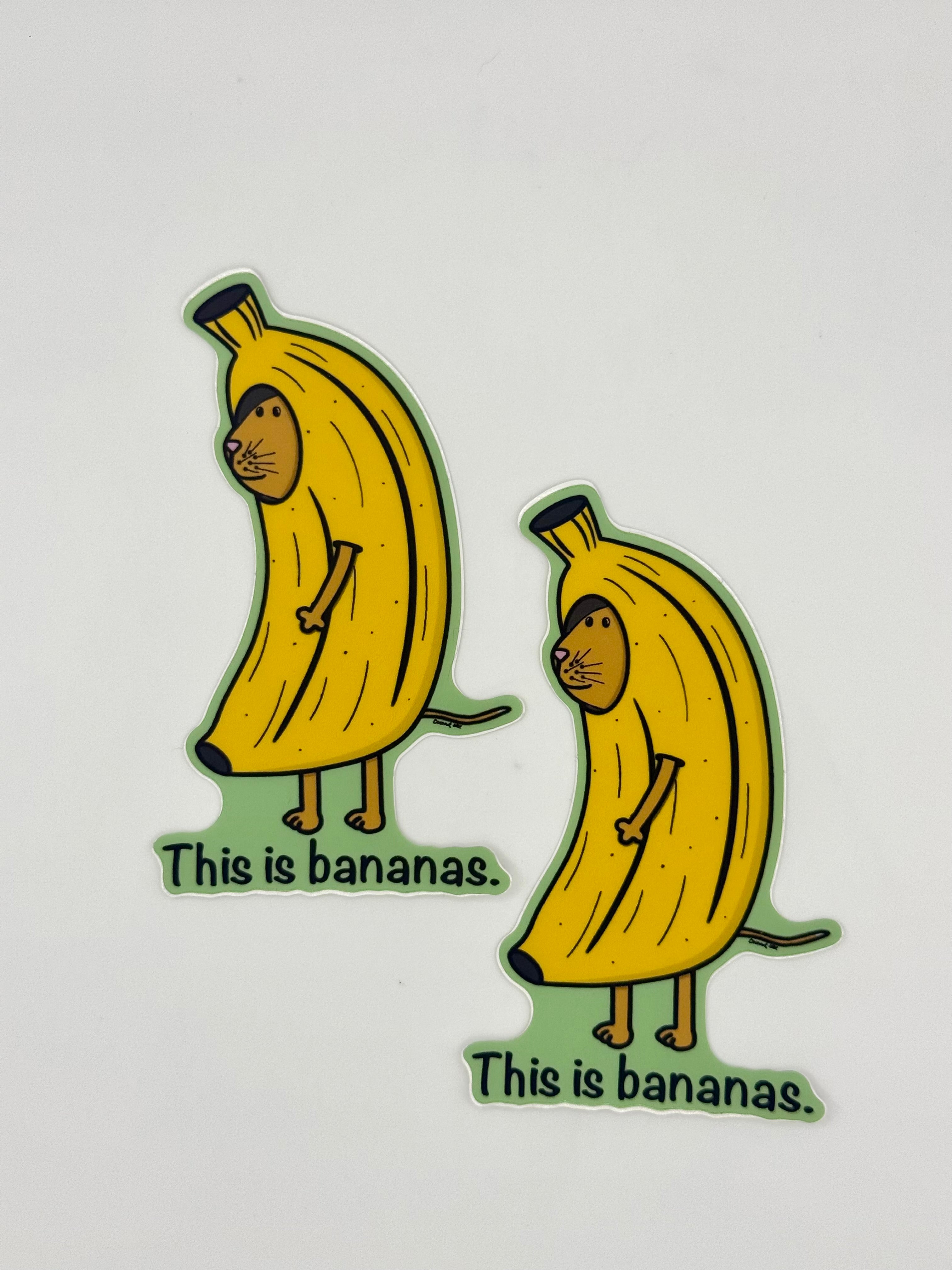 Bananas cat sticker