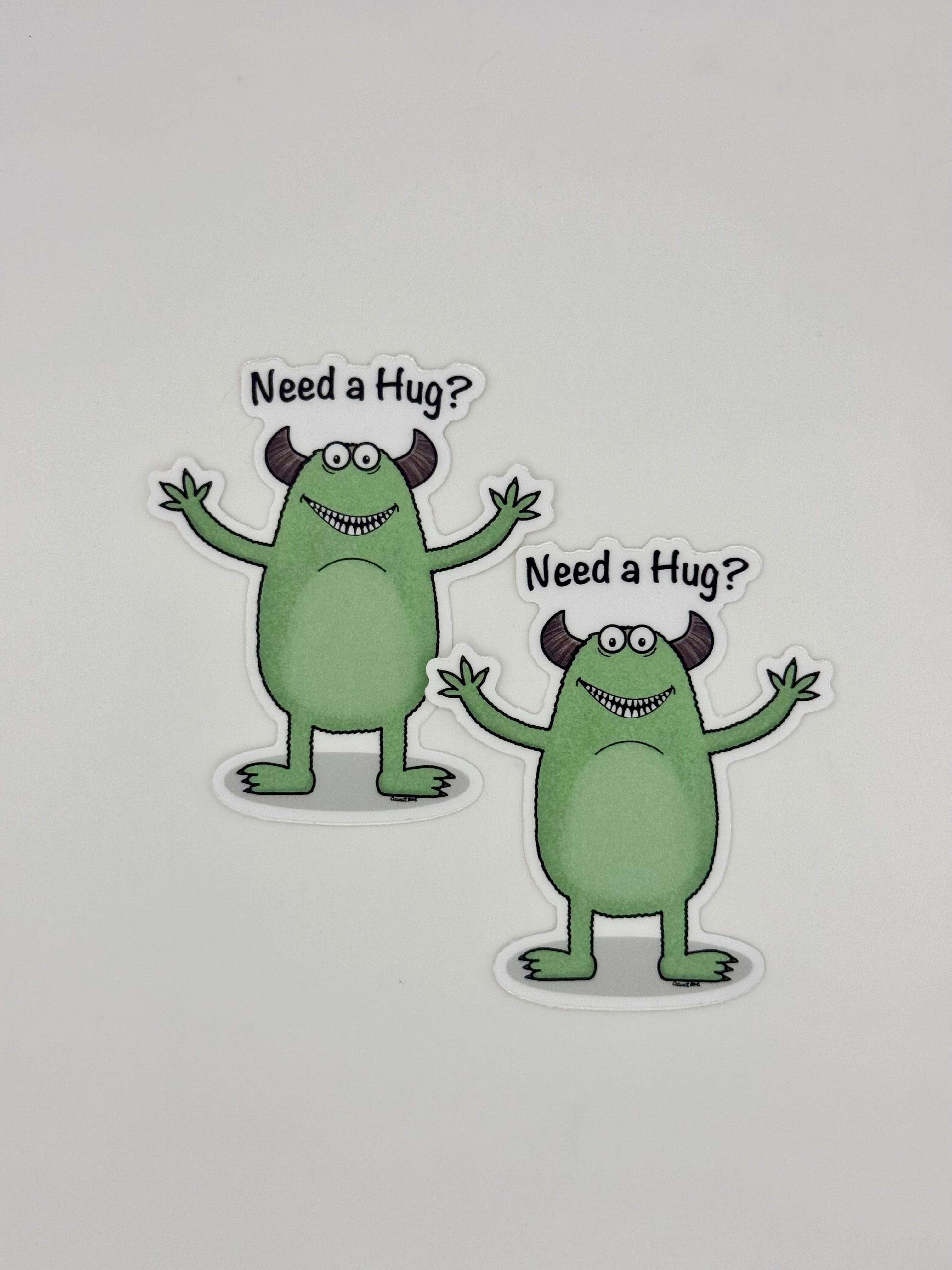 Hug Monster Sticker