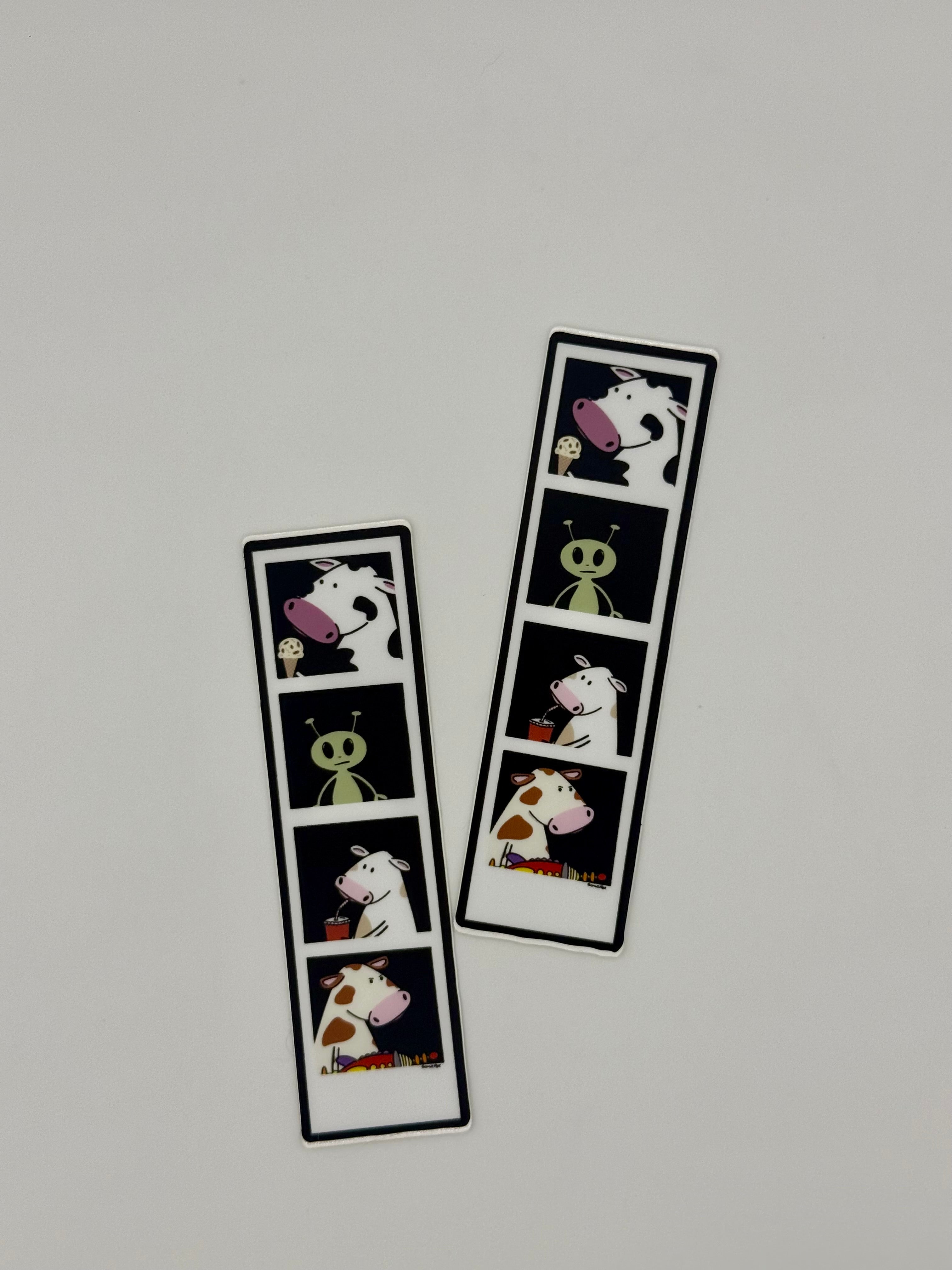 Cows & Aliens Photo Booth sticker
