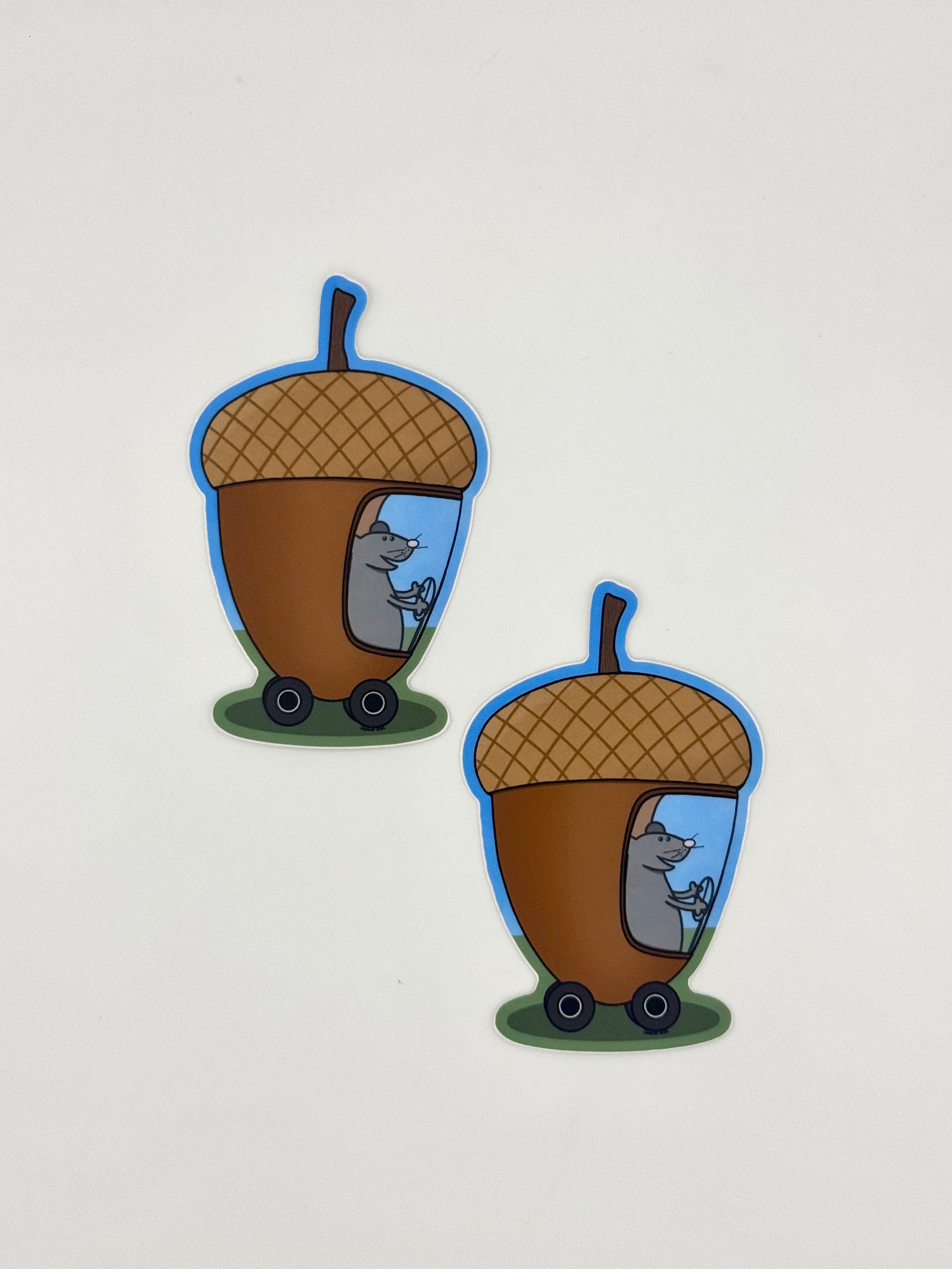 Acorn Car Sticker