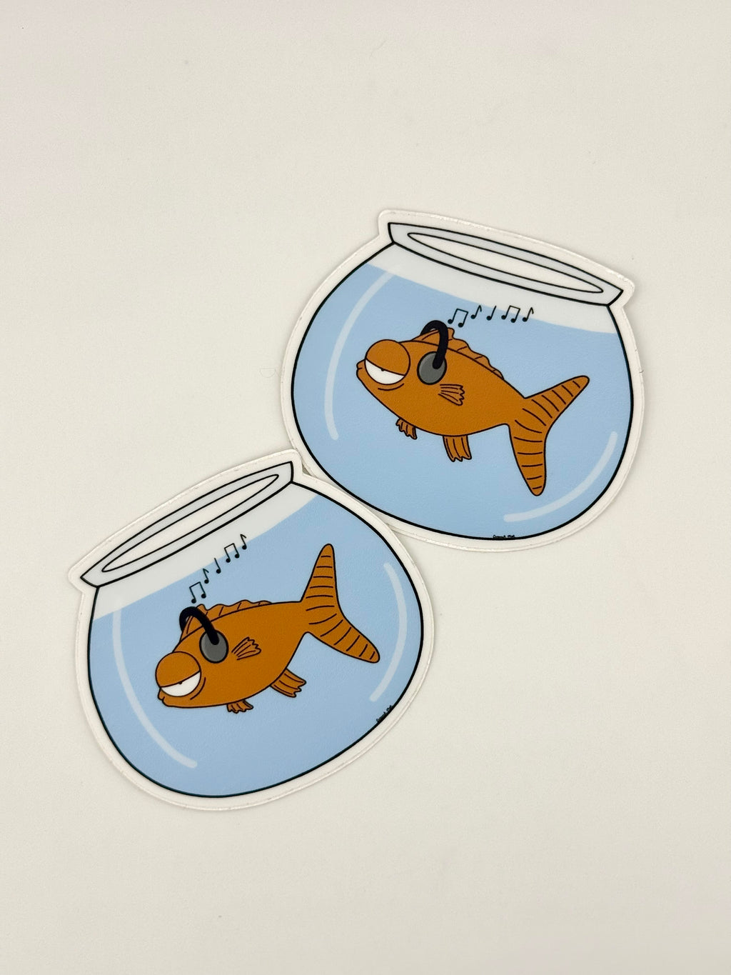 Gary Goldfish Jammin Sticker