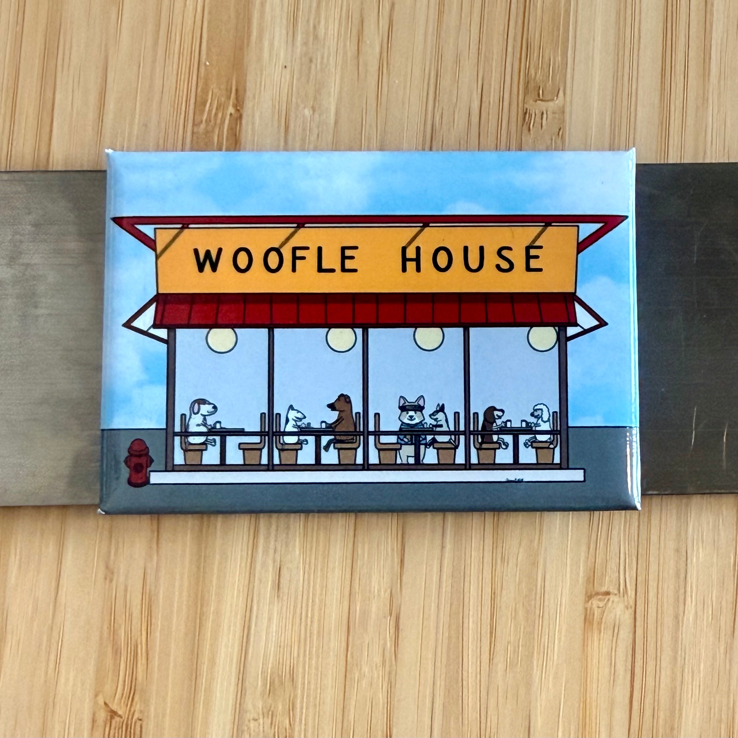 Woofle House Magnet