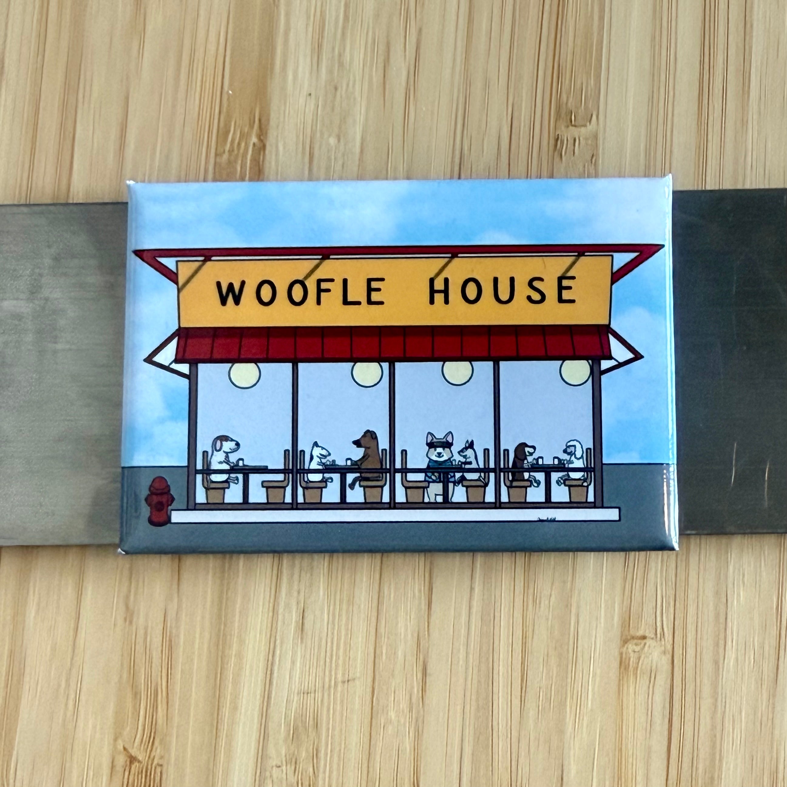 Woofle House Magnet