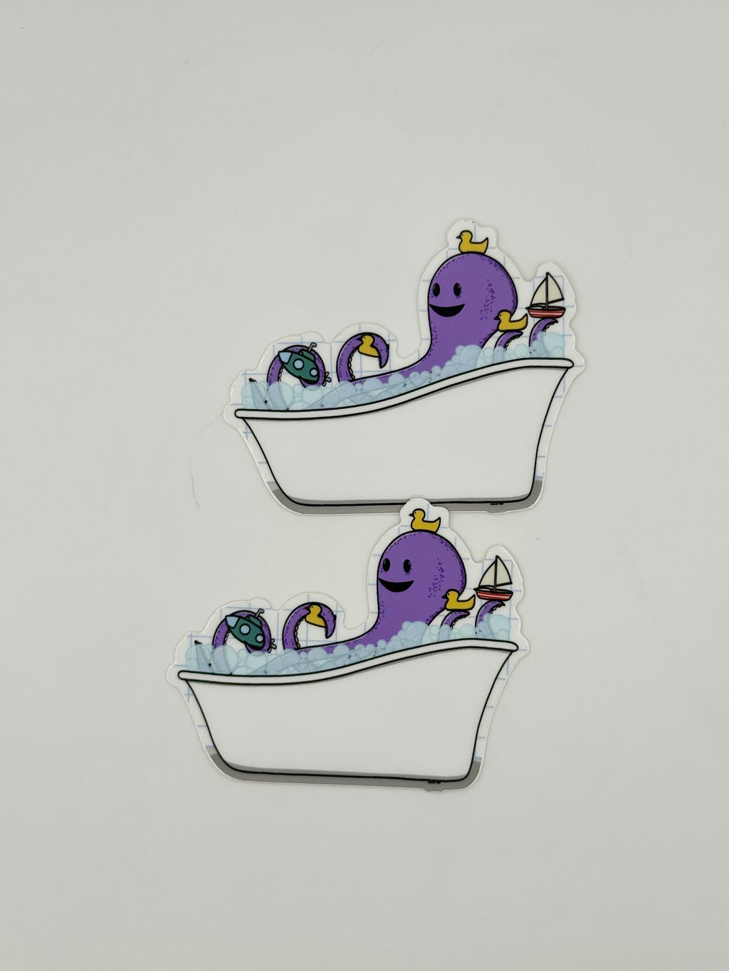 Bath time Octopus Sticker