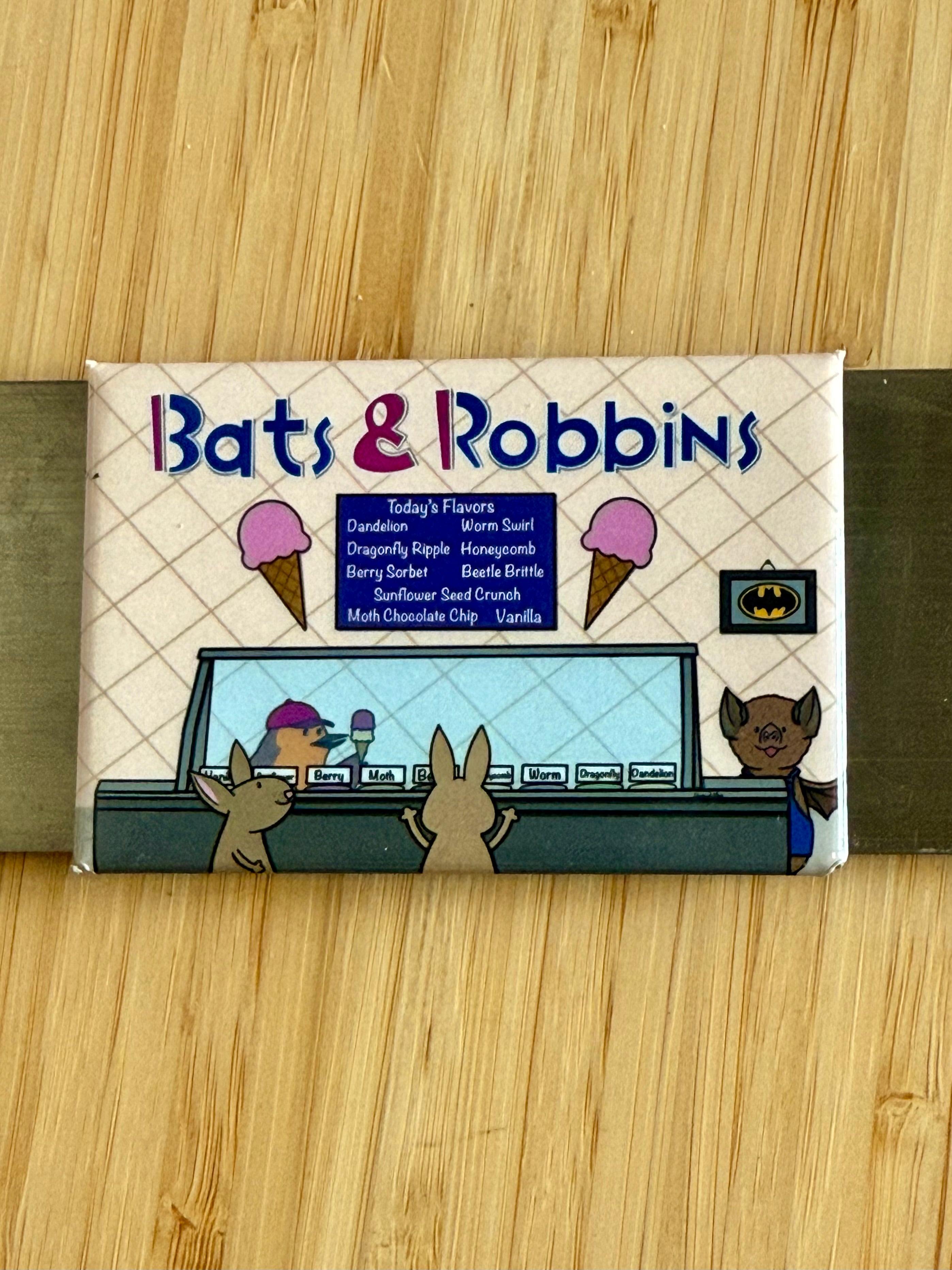 Bats and Robins Magnet