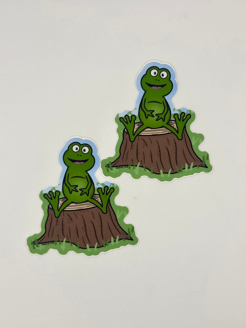 Happy Frog Vinyl Sticker