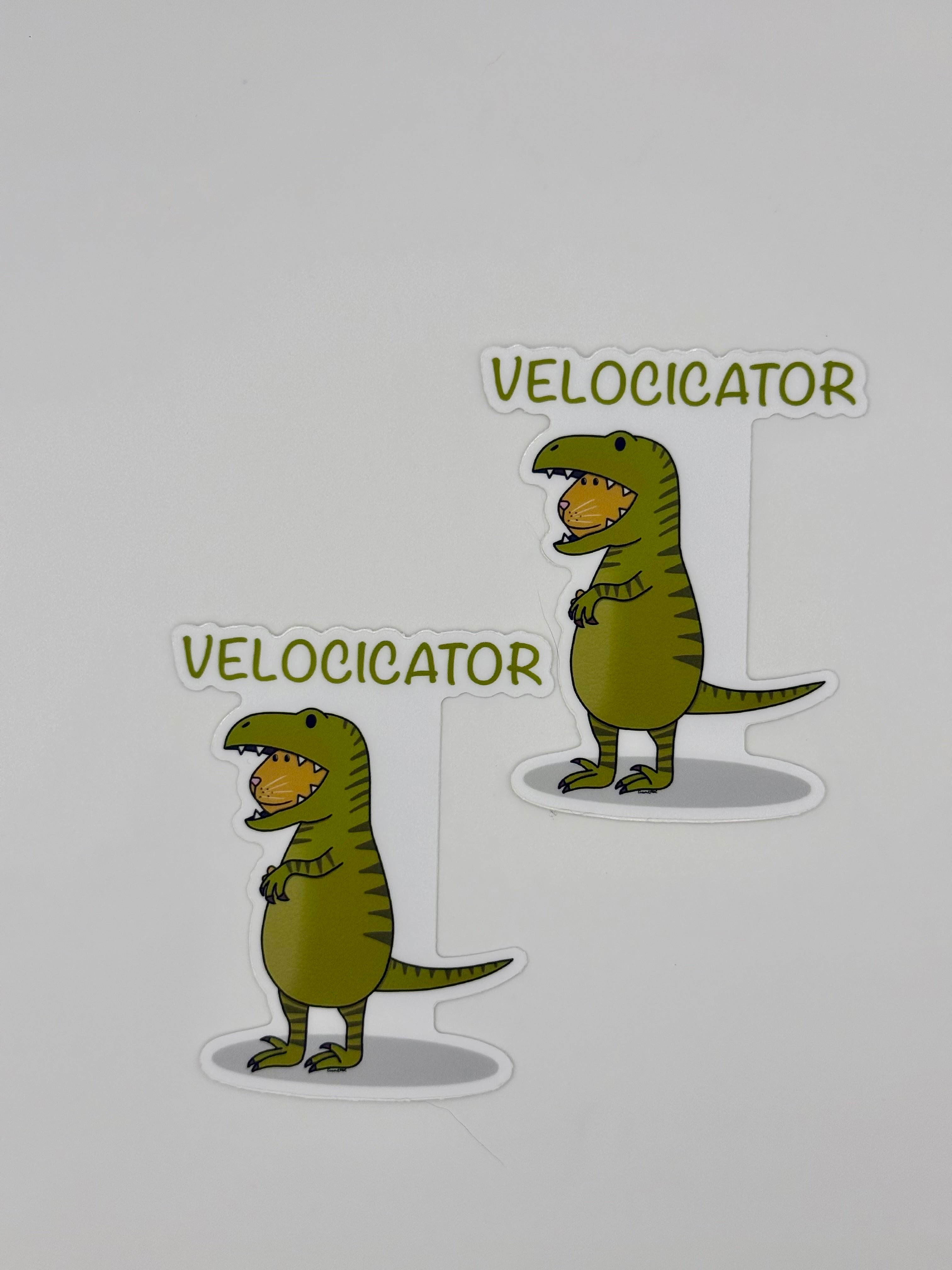 VELOCICATOR sticker