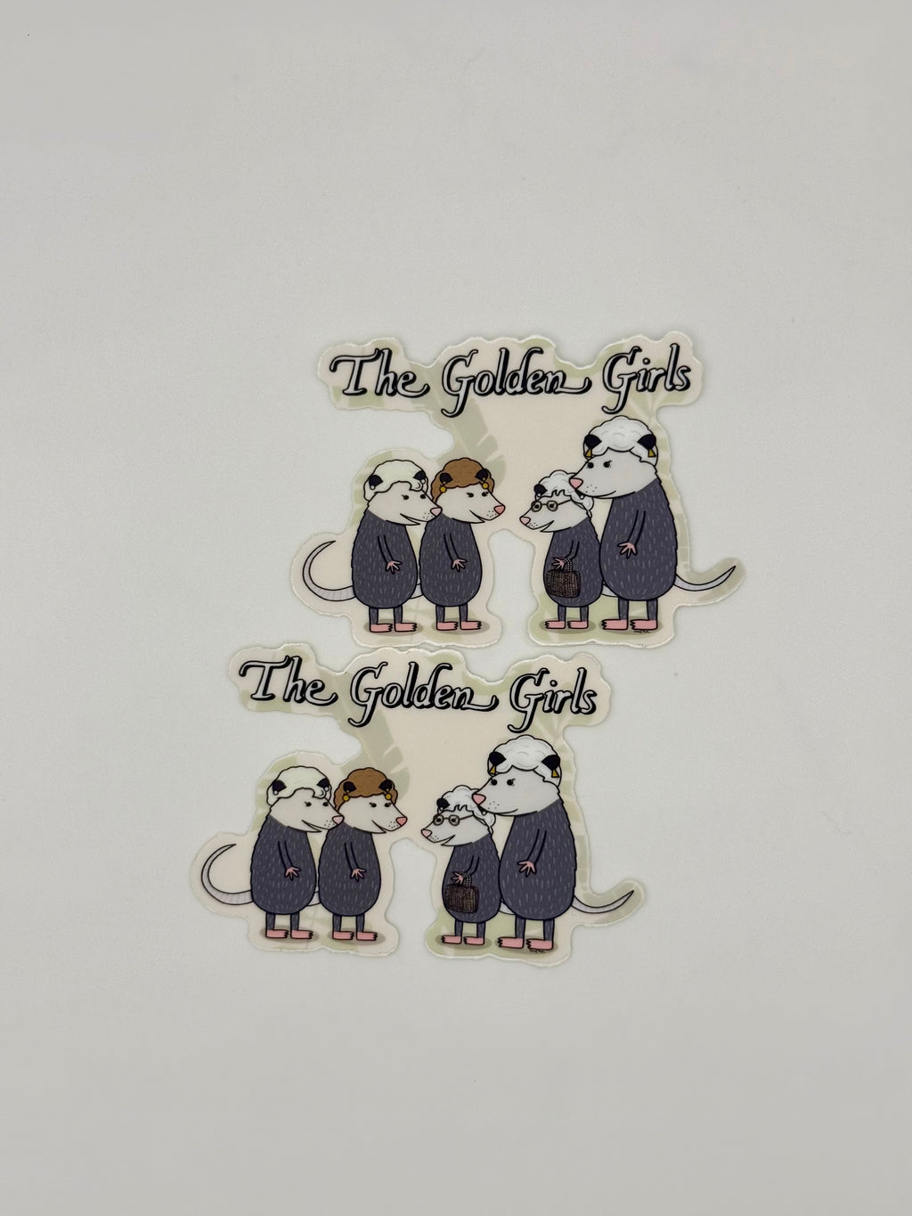 Golden Girl Opossums Sticker