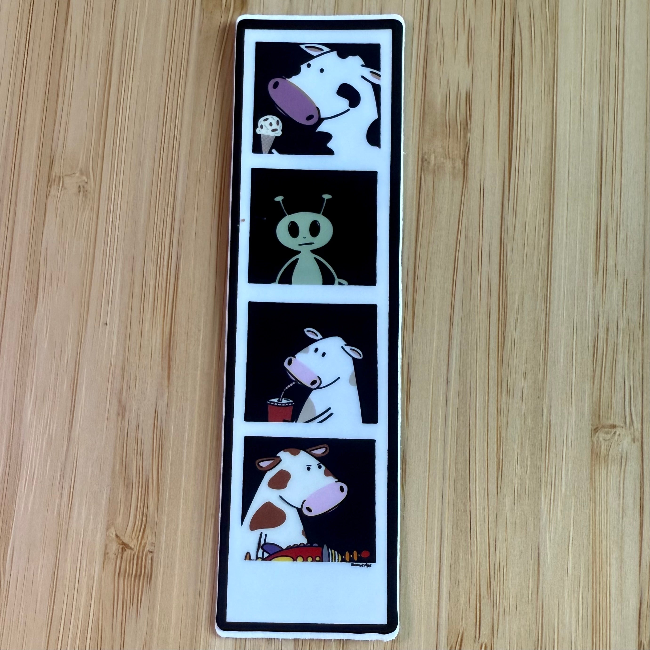 Cows & Aliens Photo Booth sticker