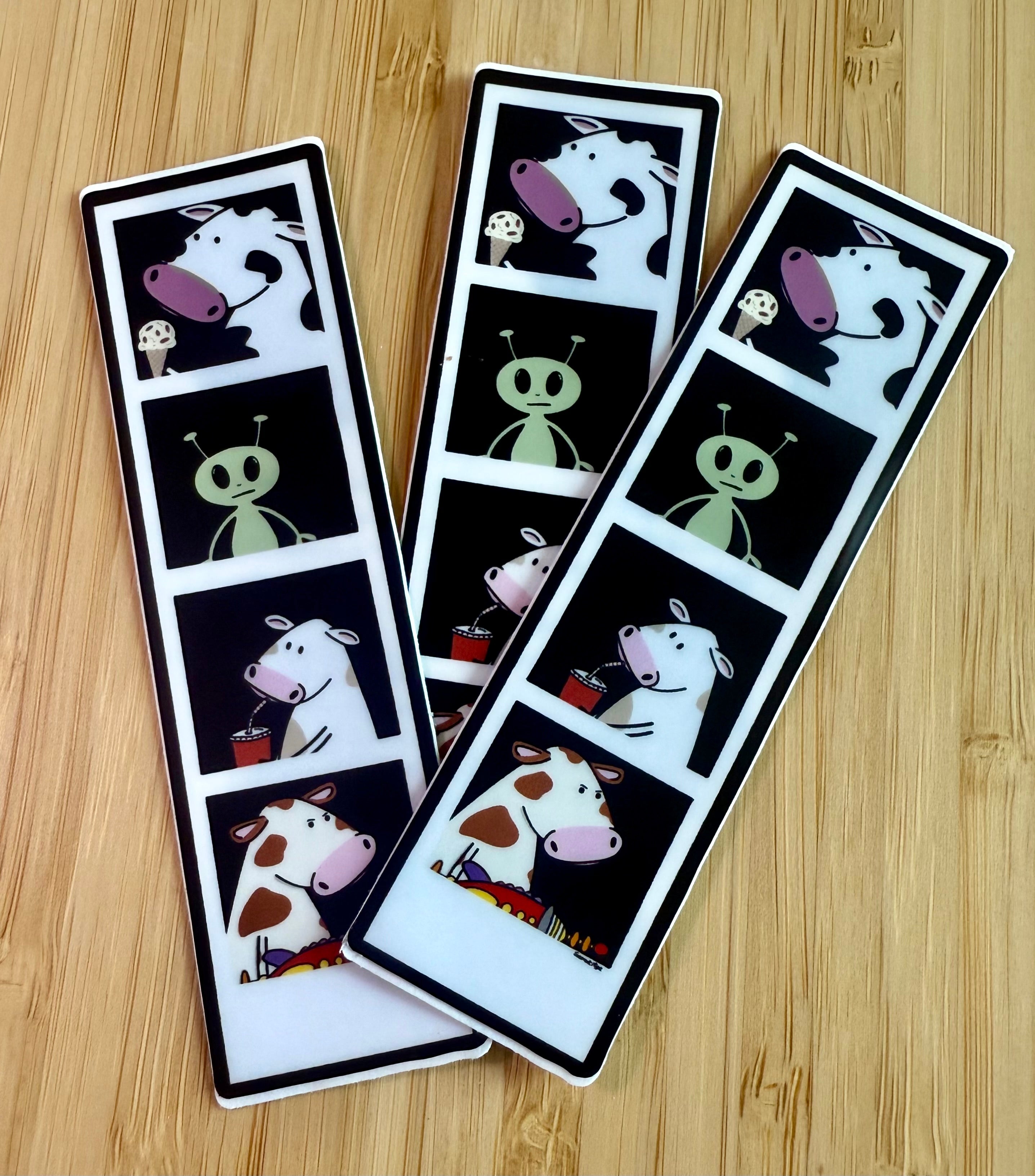 Cows & Aliens Photo Booth sticker