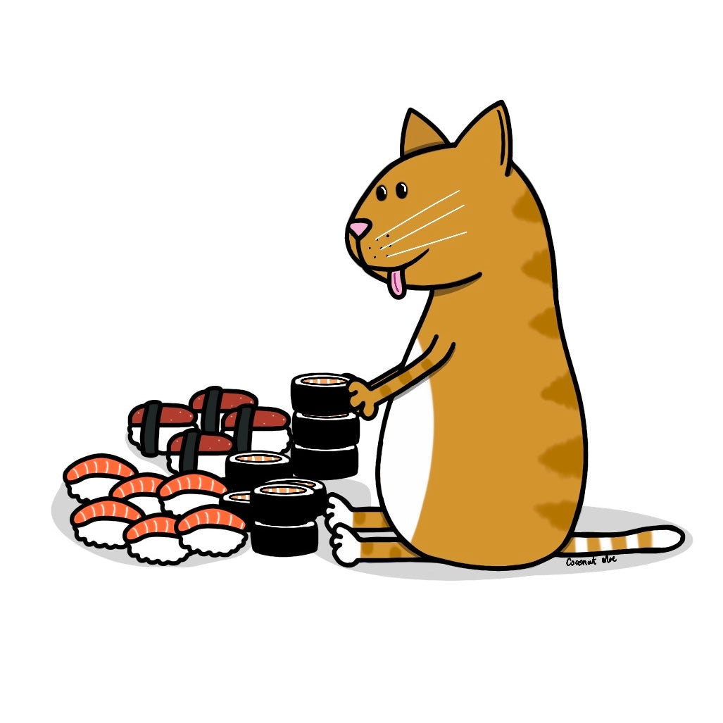 Sushi Cat Sticker
