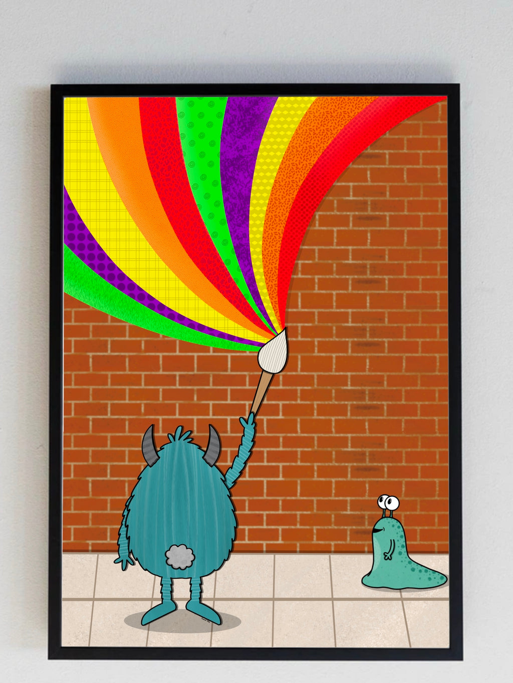 Paint Monster Print