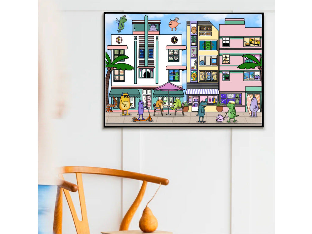 Monster Cities Prints