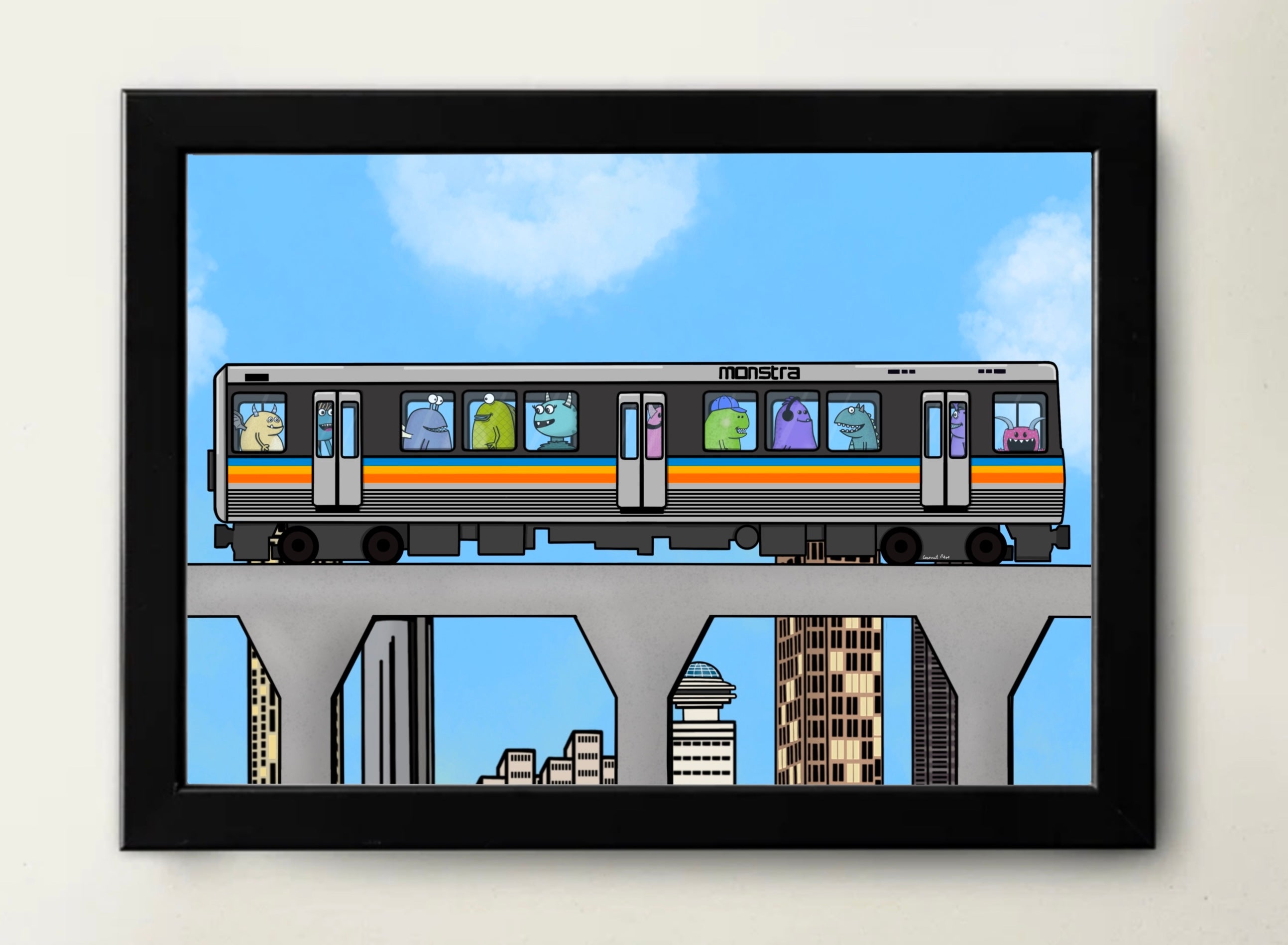 Monster Marta print