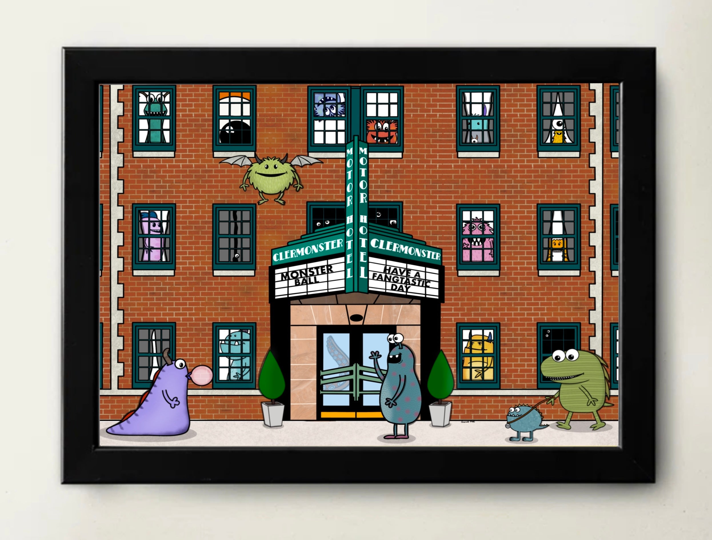 Clermonster Hotel Print