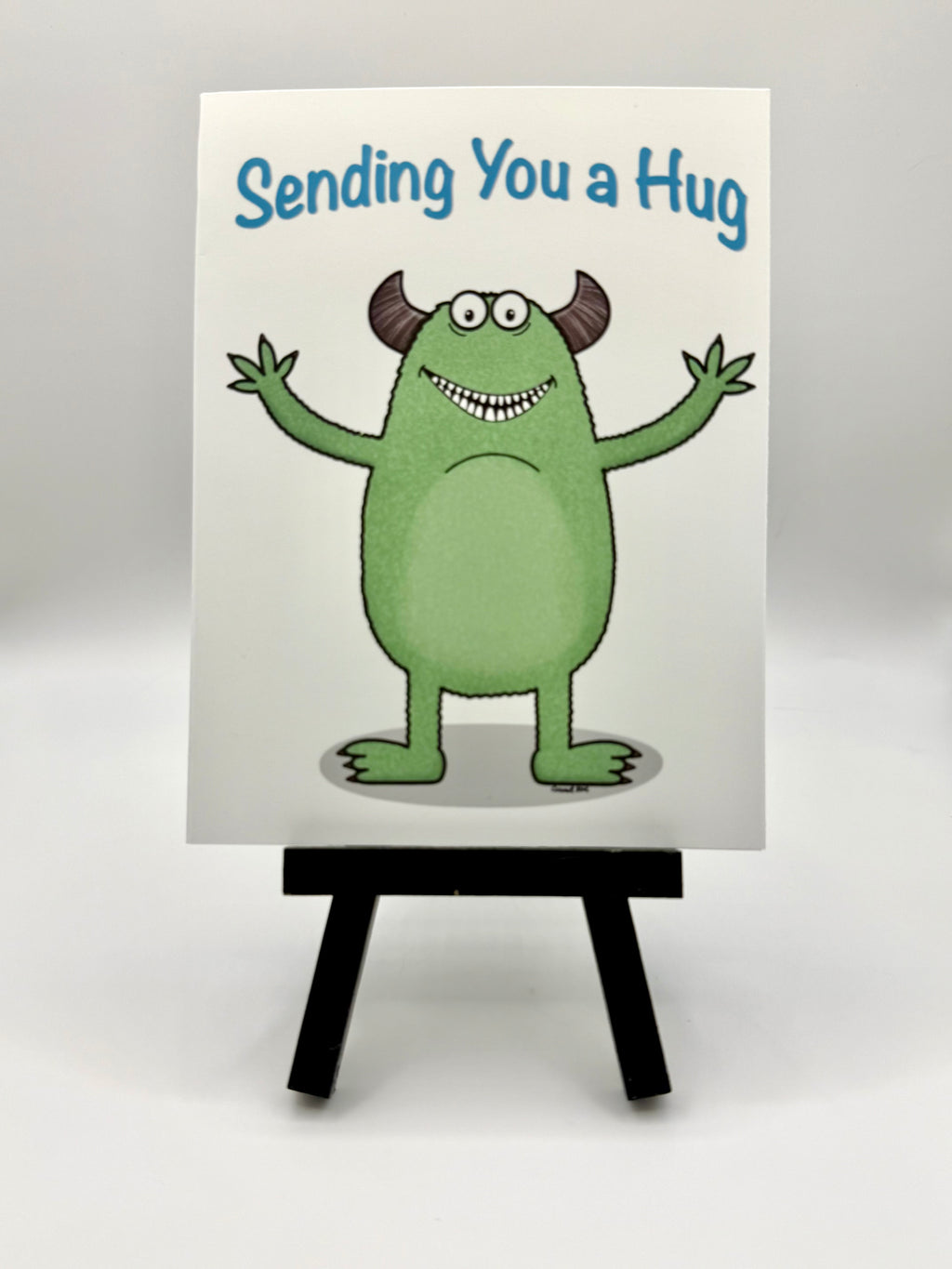 Hug Monster Card