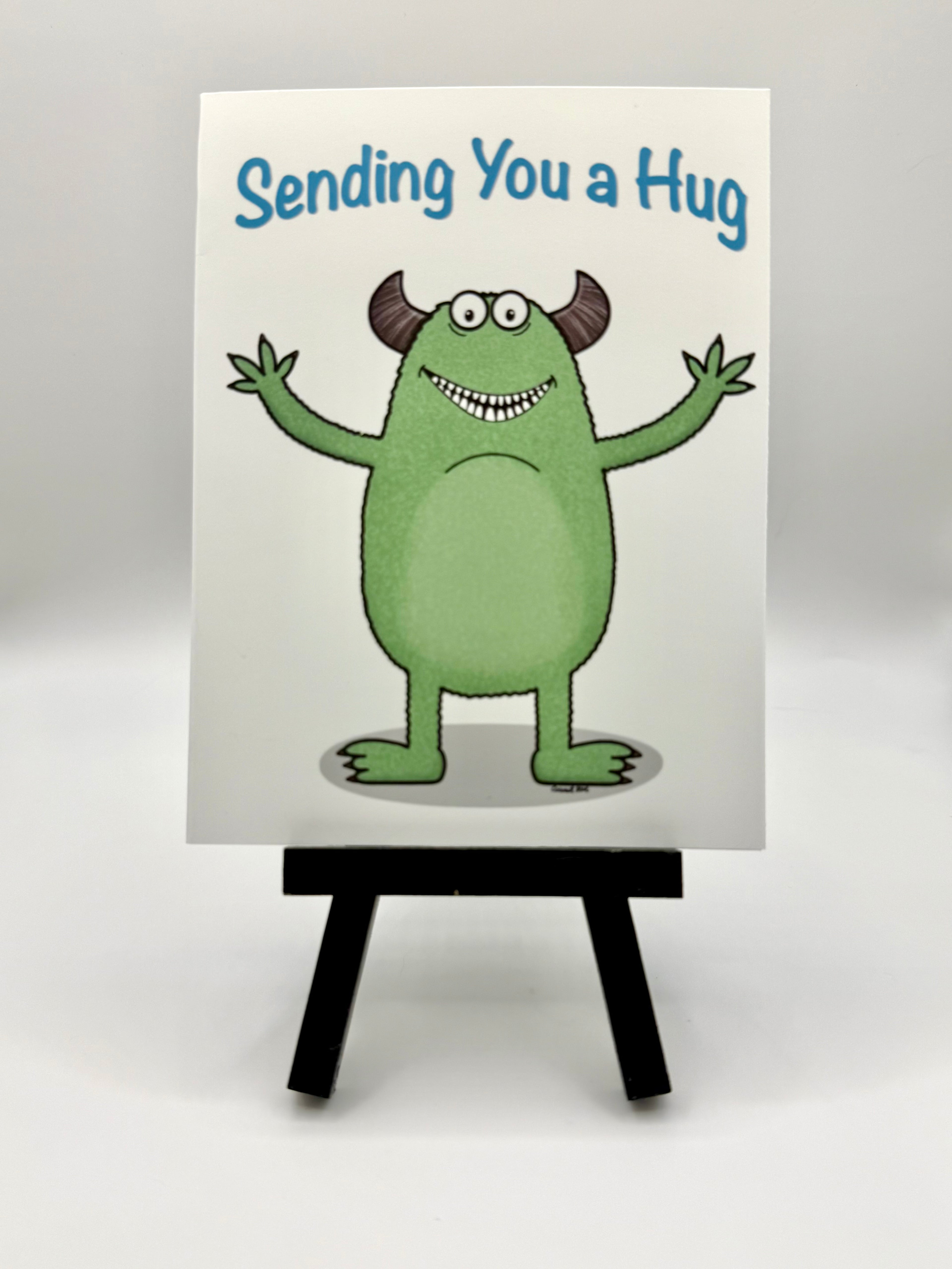 Hug Monster Card