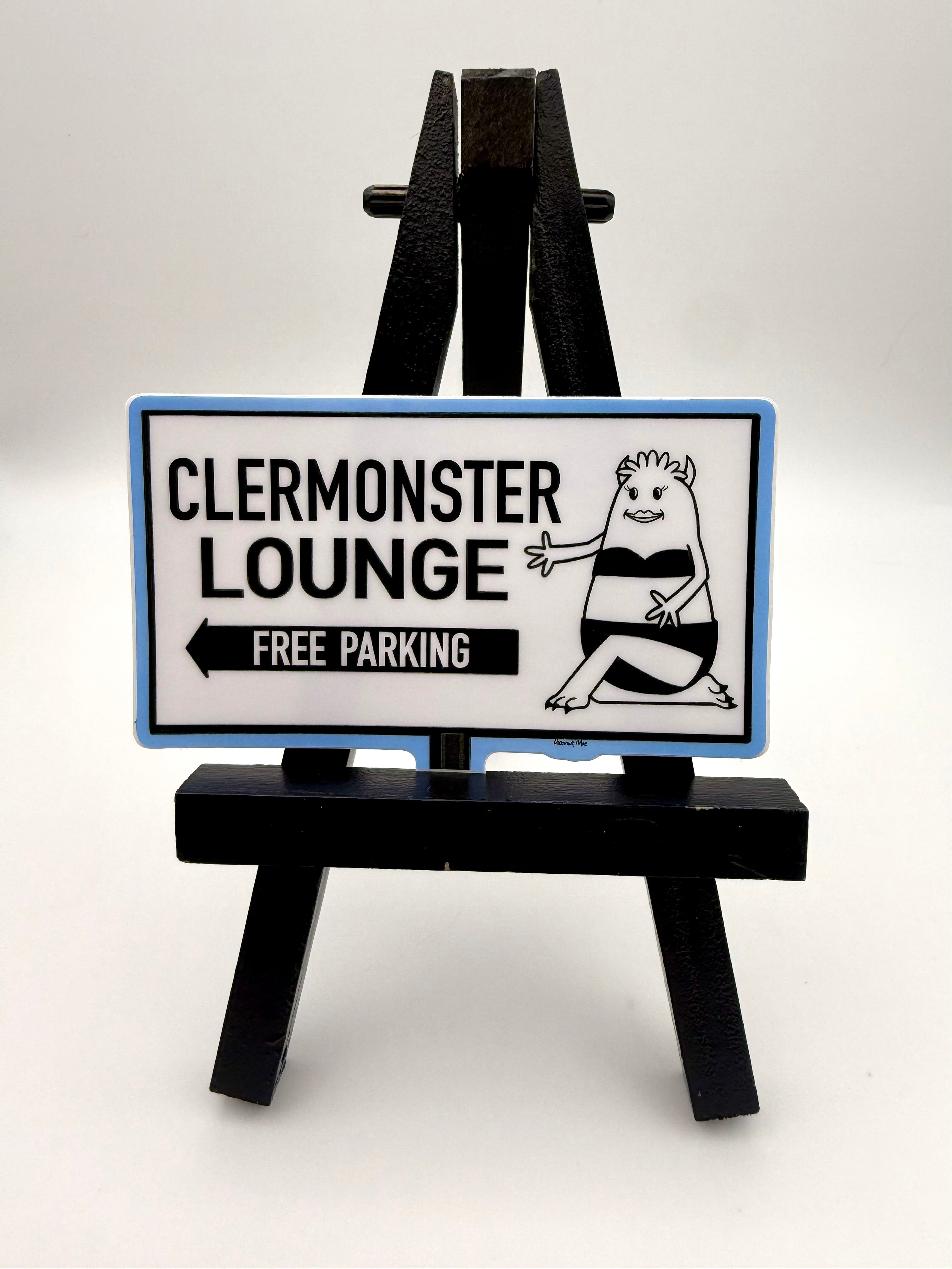 Clermonster Lounge Sticker