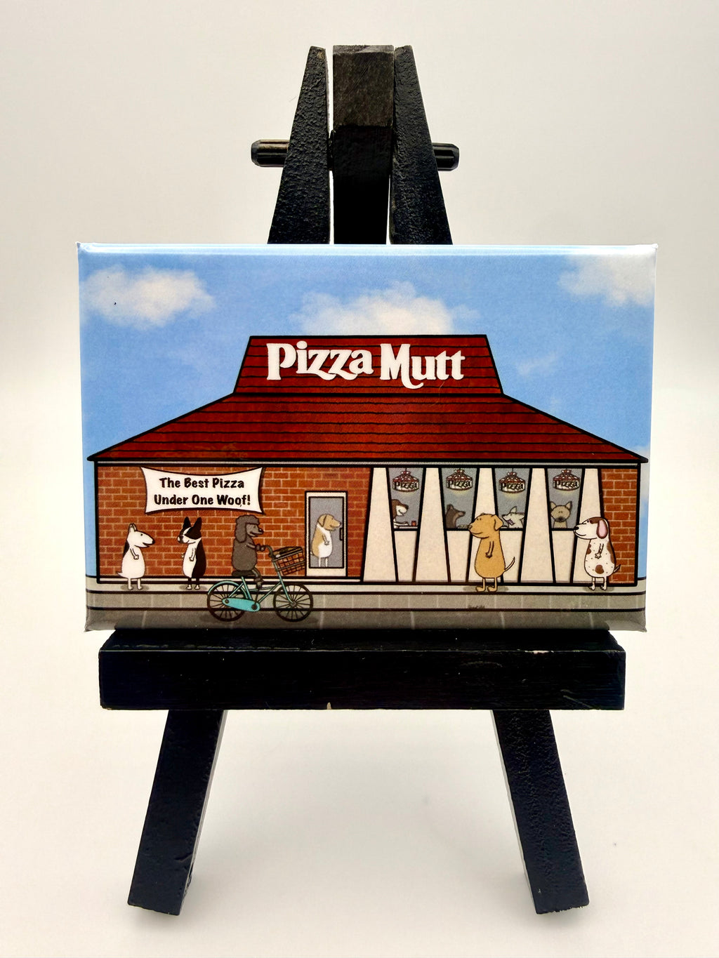 Pizza Mutt Magnet