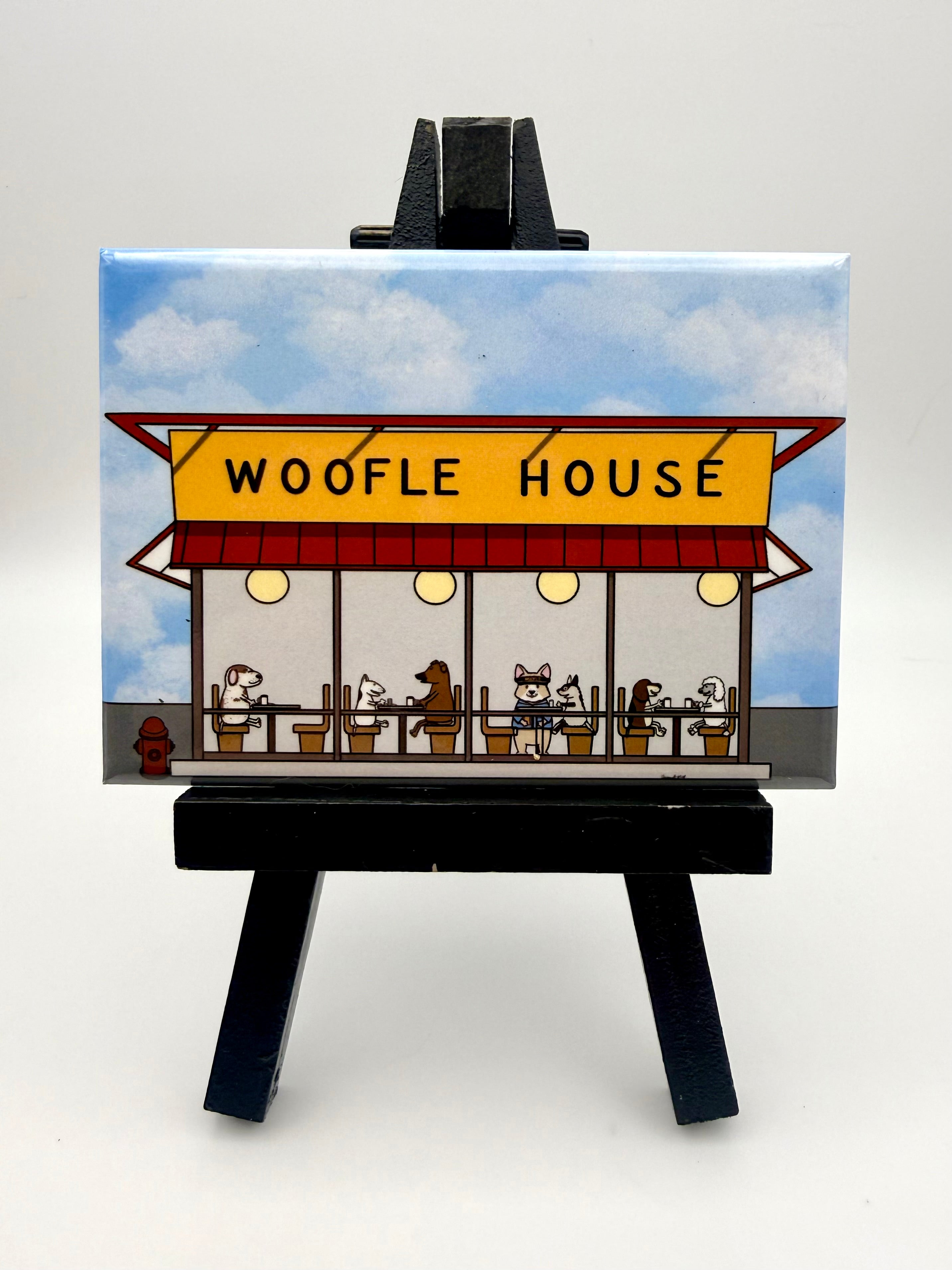 Woofle House Magnet