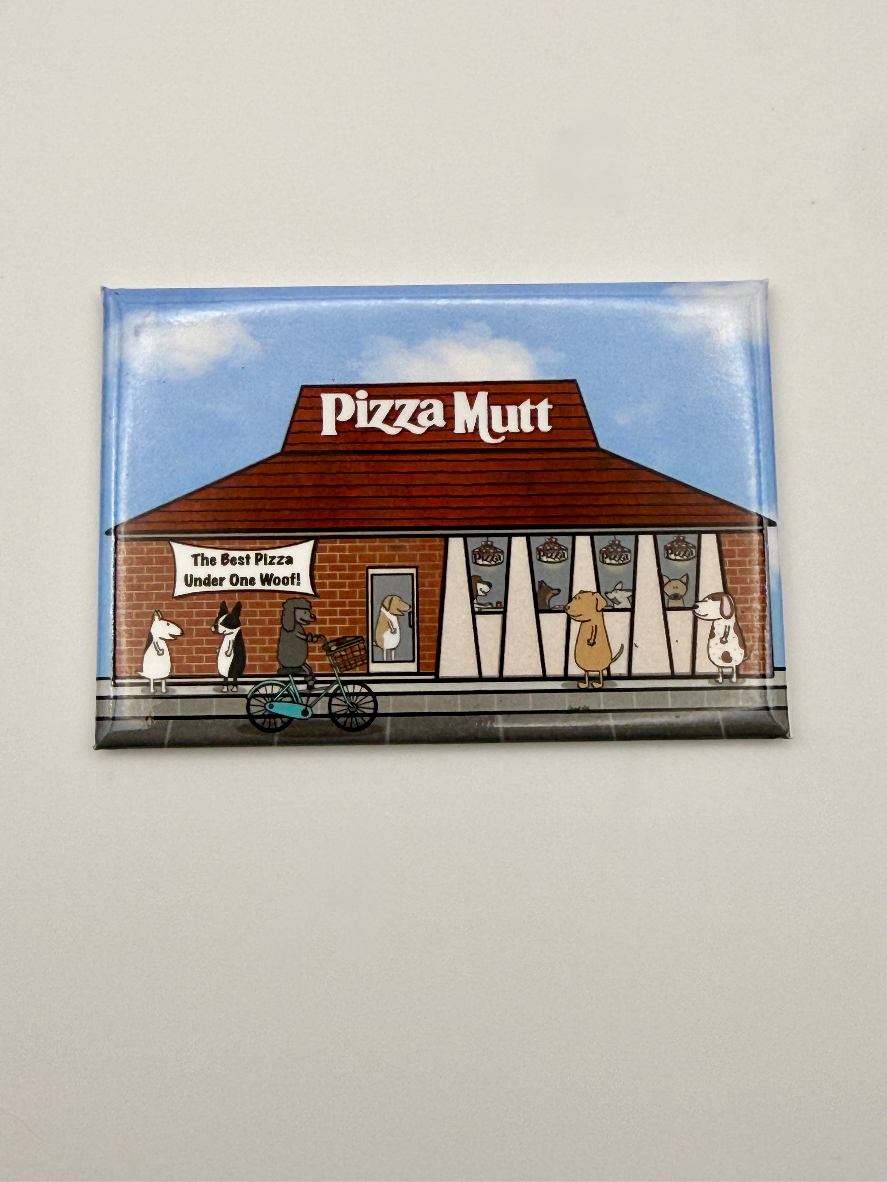Pizza Mutt Magnet