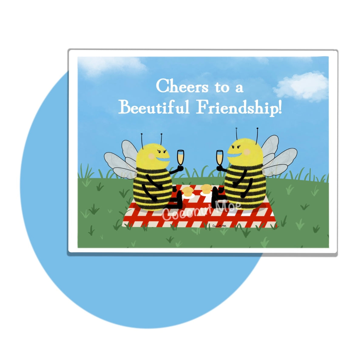Happy Bees Friendship Card