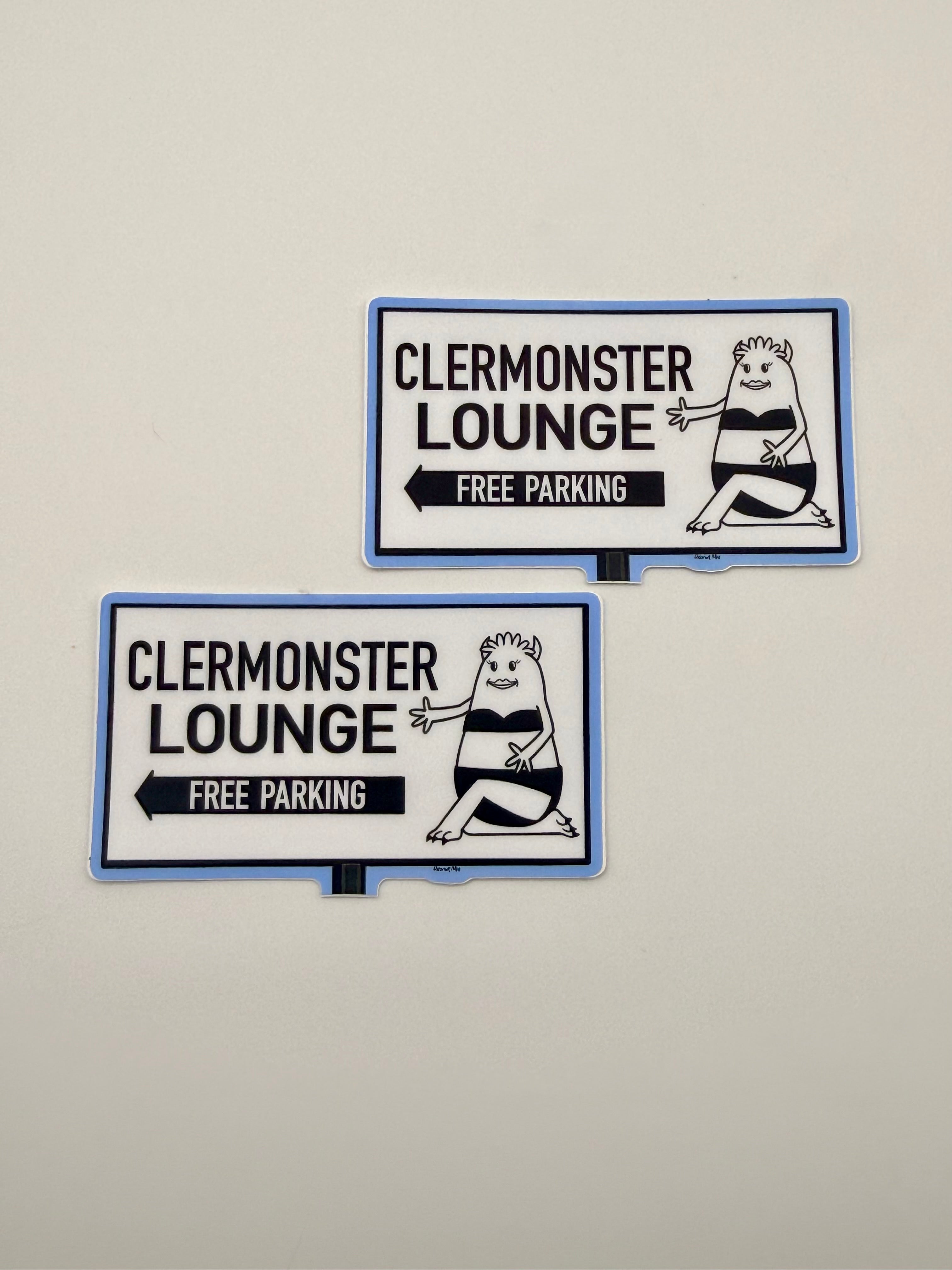 Clermonster Lounge Sticker