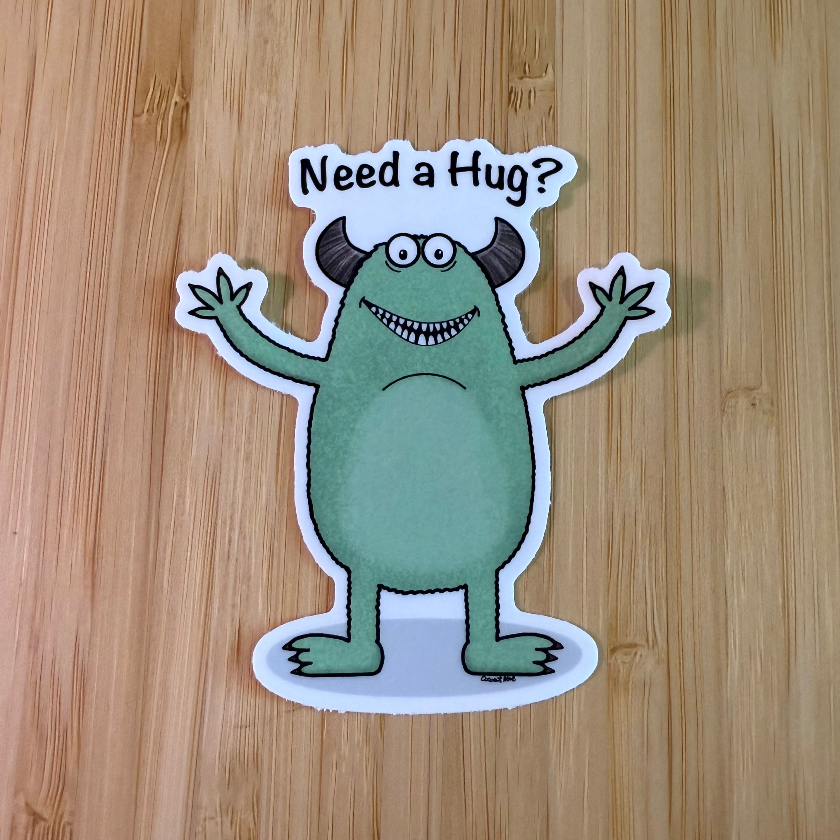 Hug Monster Sticker