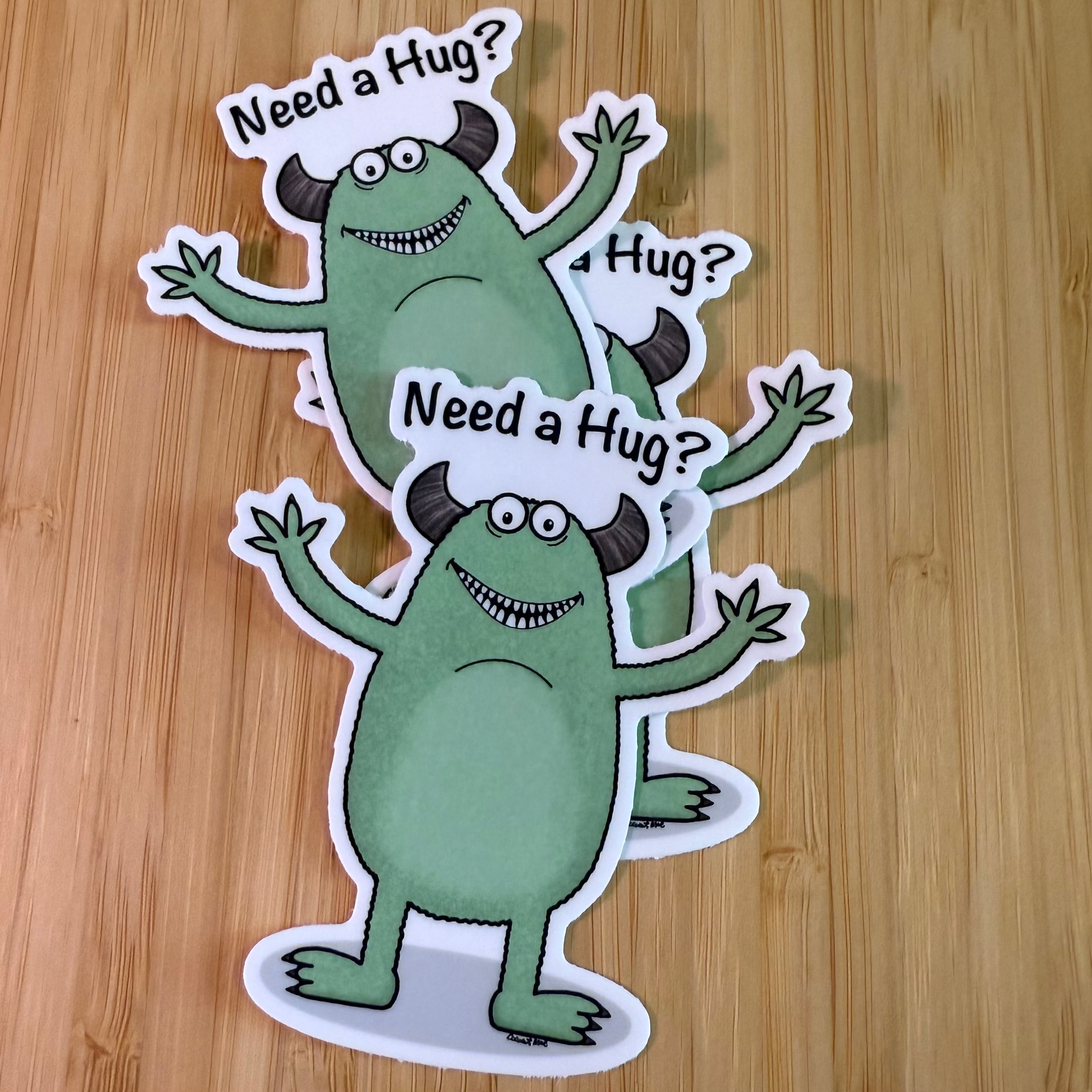 Hug Monster Sticker