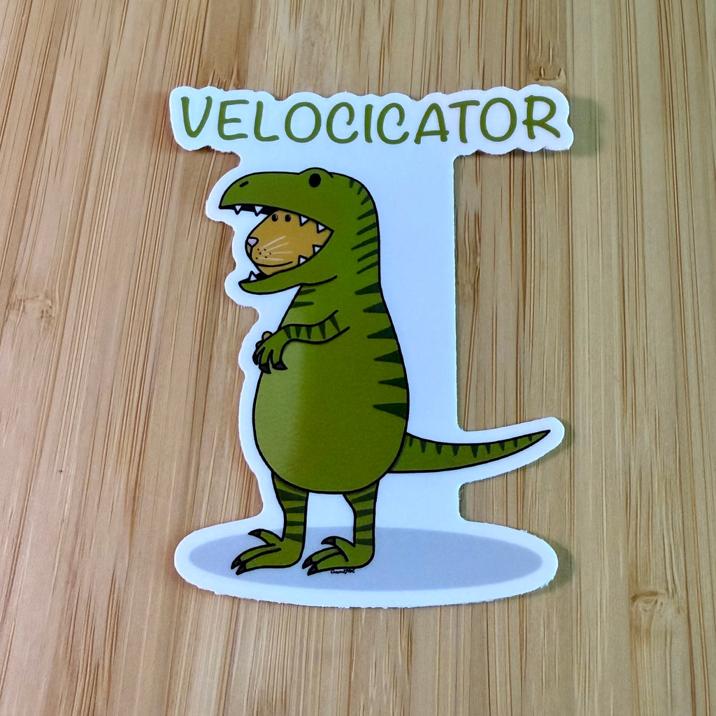 VELOCICATOR sticker