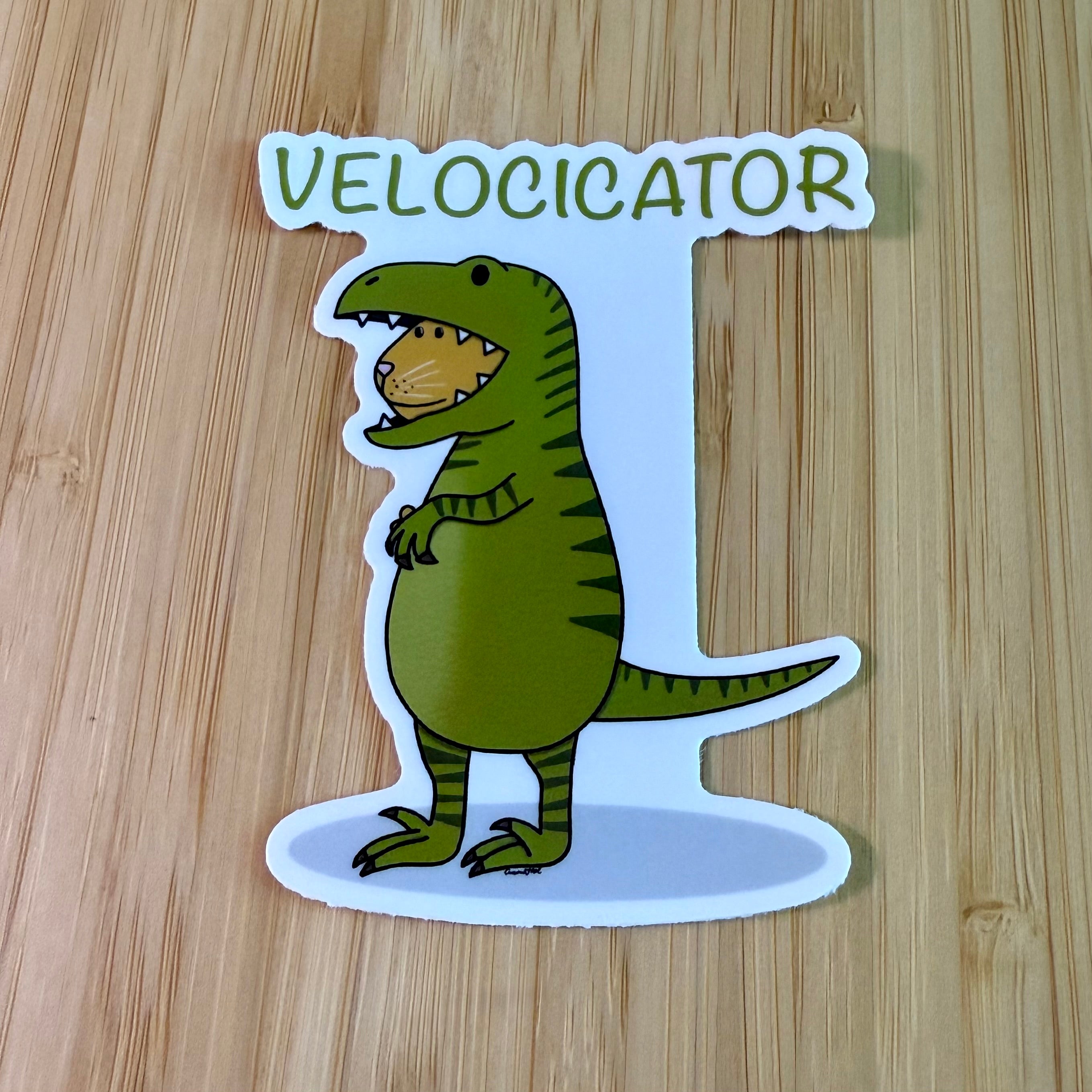 VELOCICATOR sticker