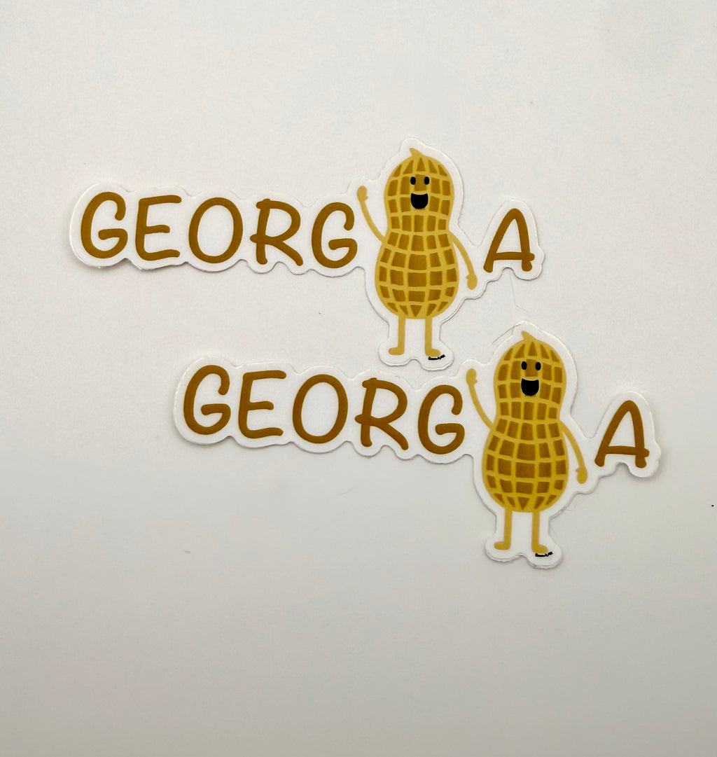 Georgia Peanut Sticker