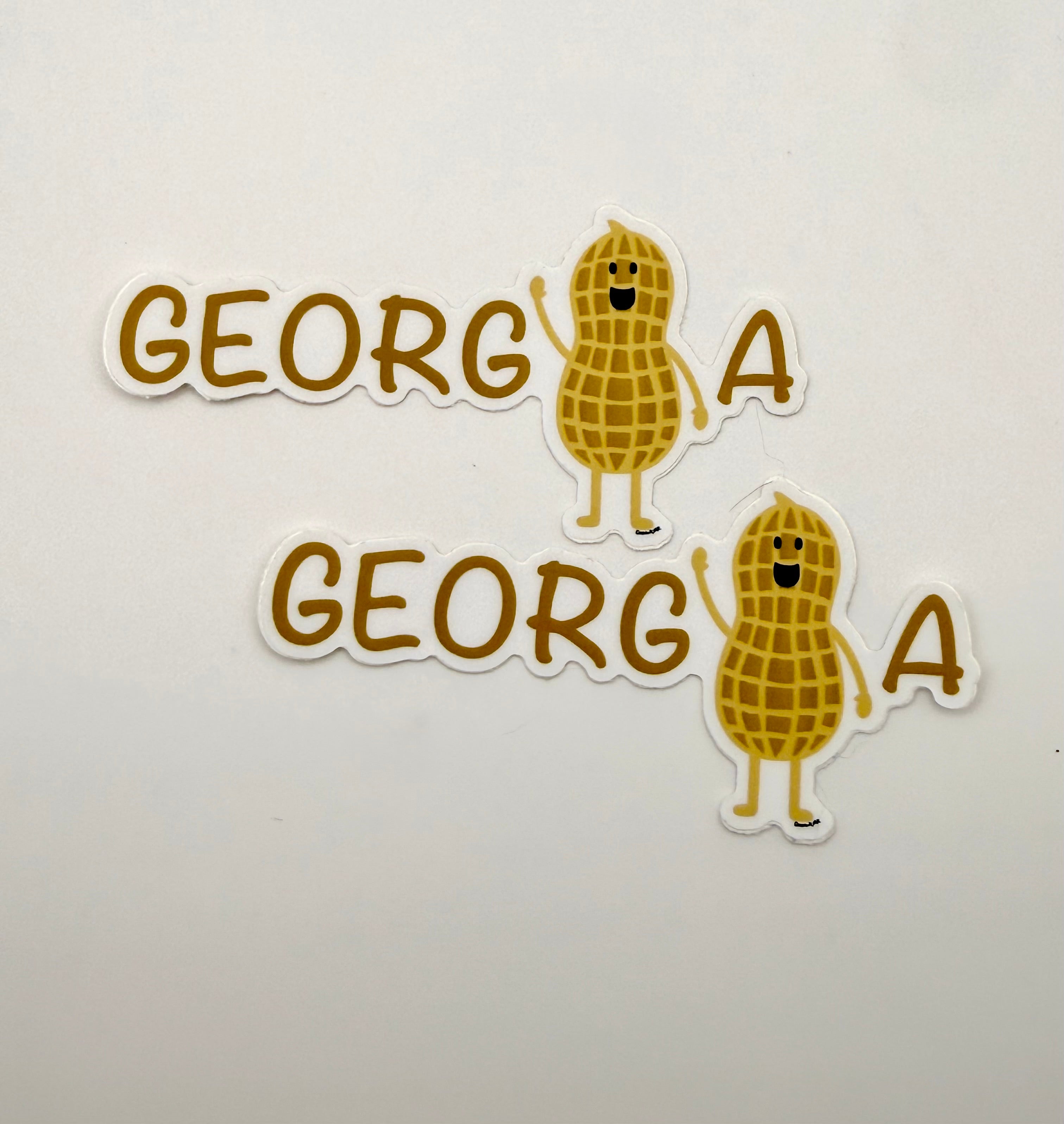 Georgia Peanut Sticker